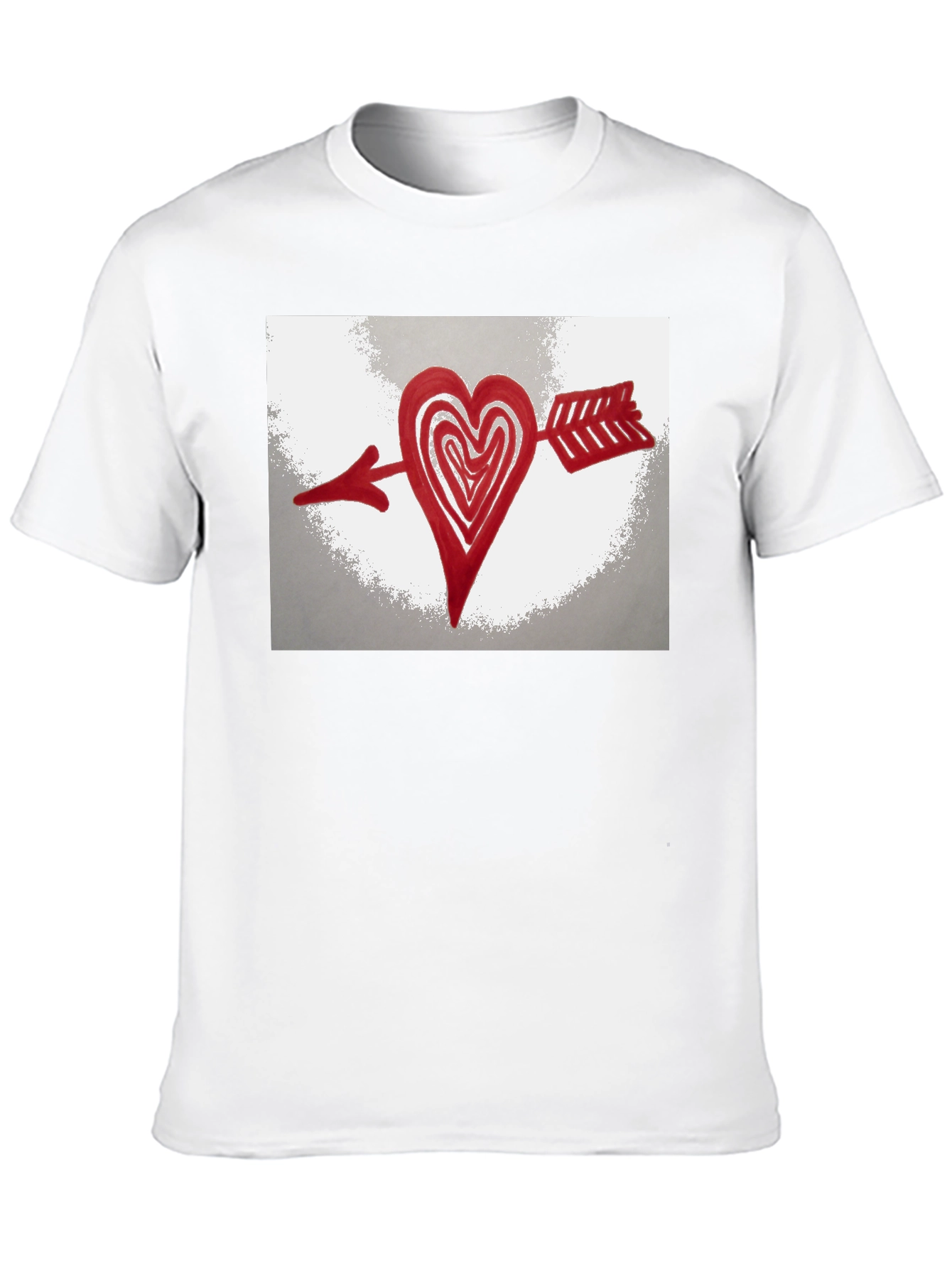 Heart Arrow T-Shirt - Black