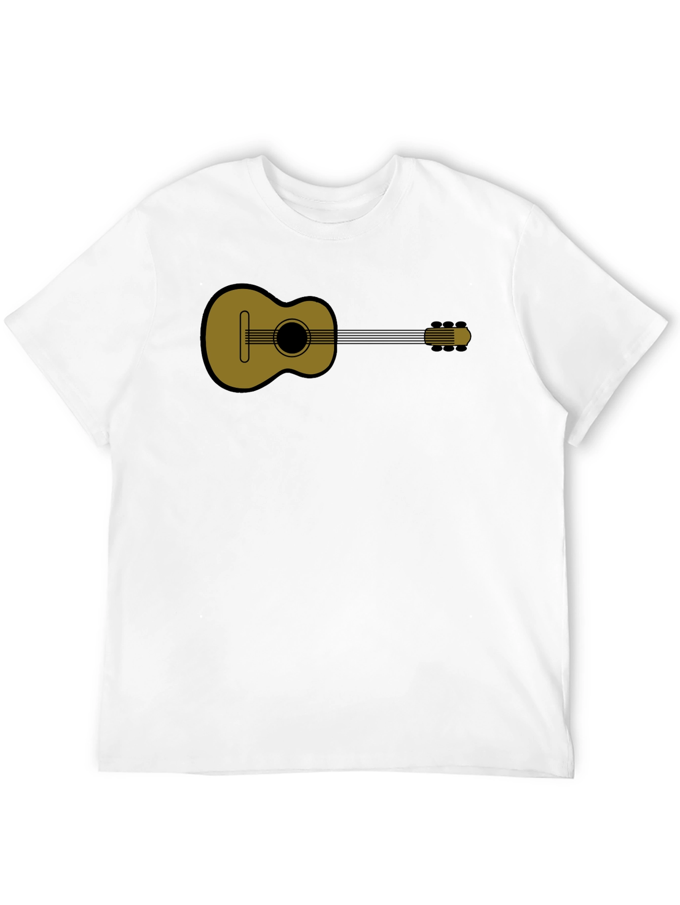 Guitar Graphic Tee - Classic Musical Style