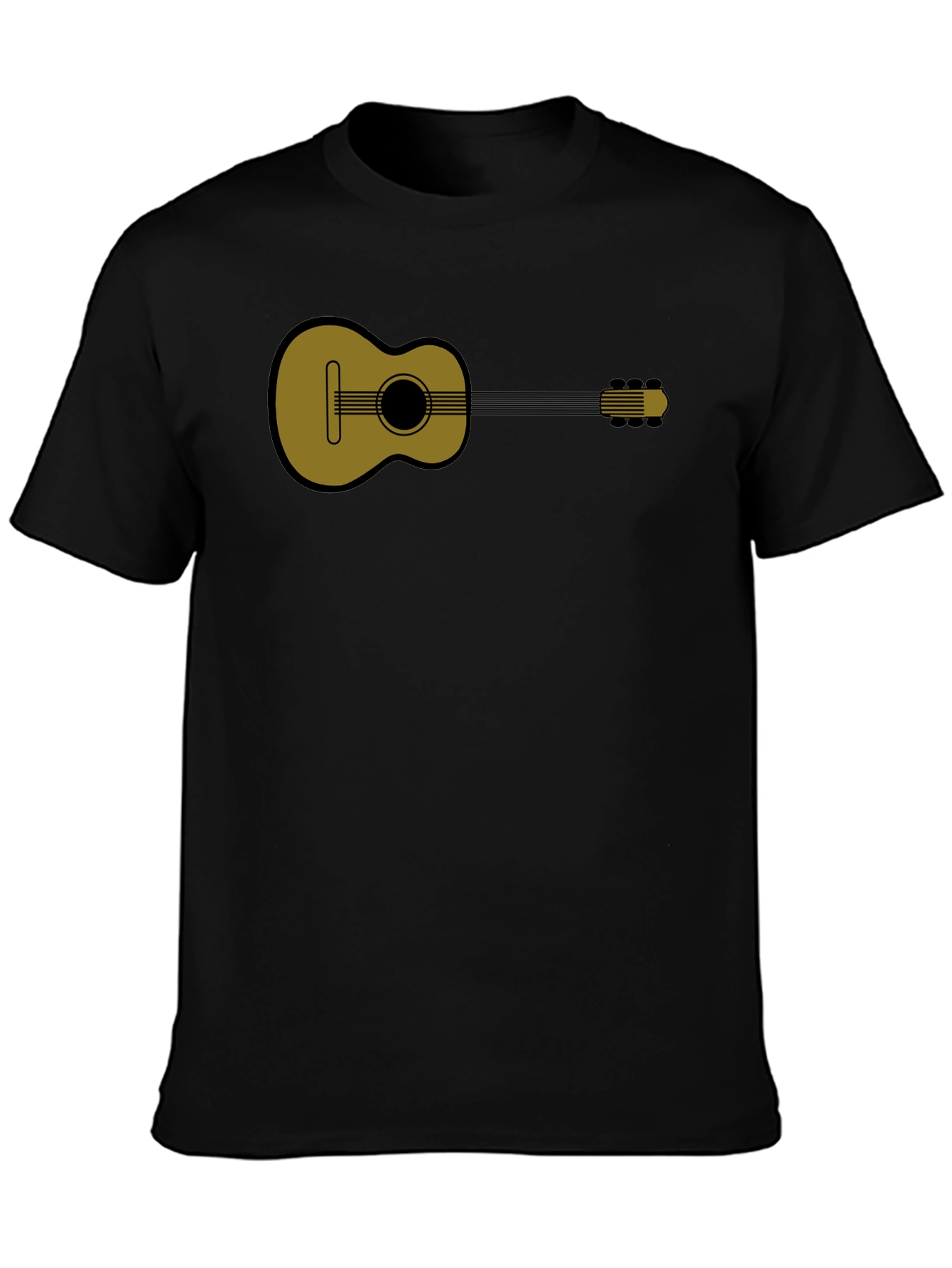 Guitar Graphic Tee - Classic Musical Style