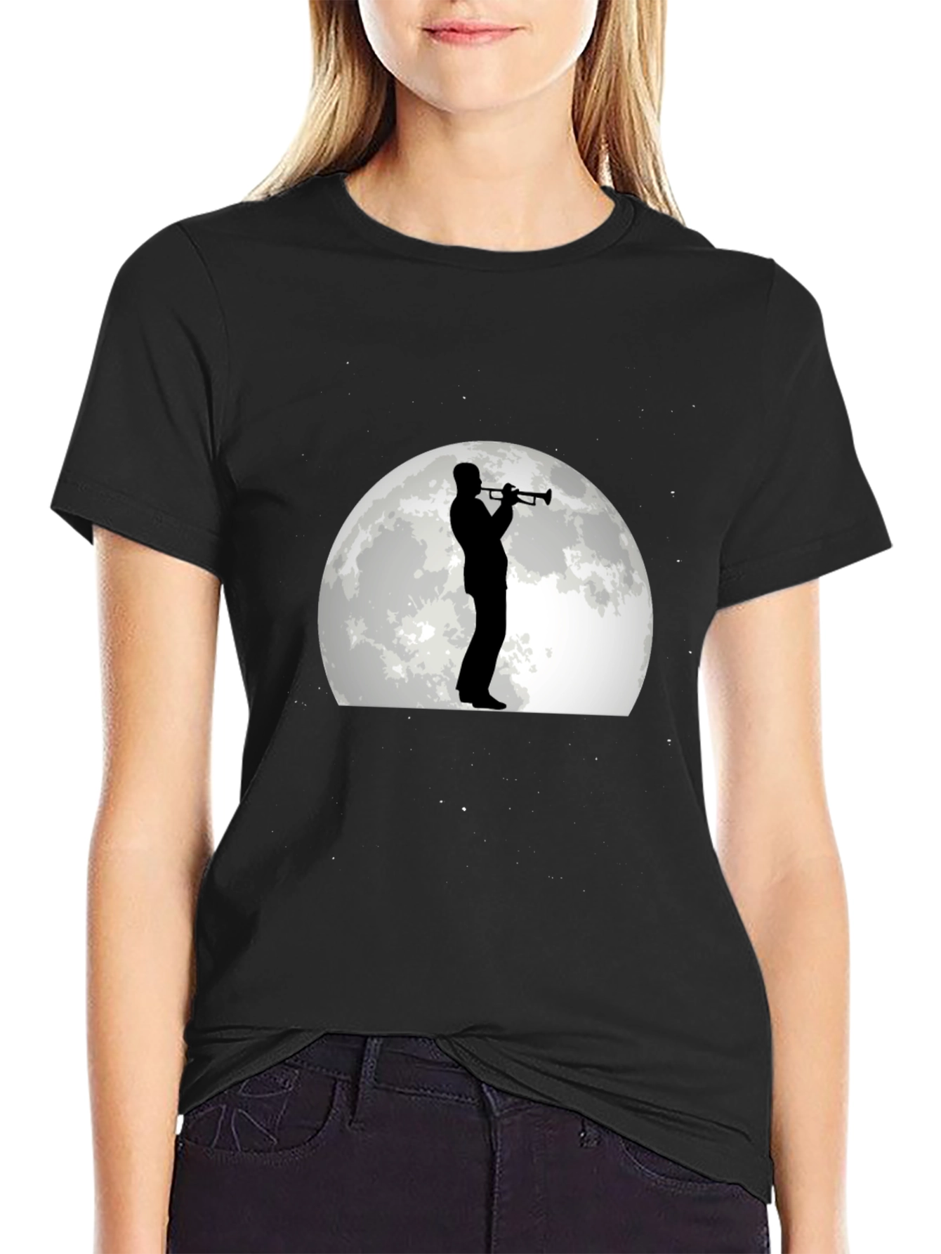 Moonlight Serenade Trumpet T-Shirt