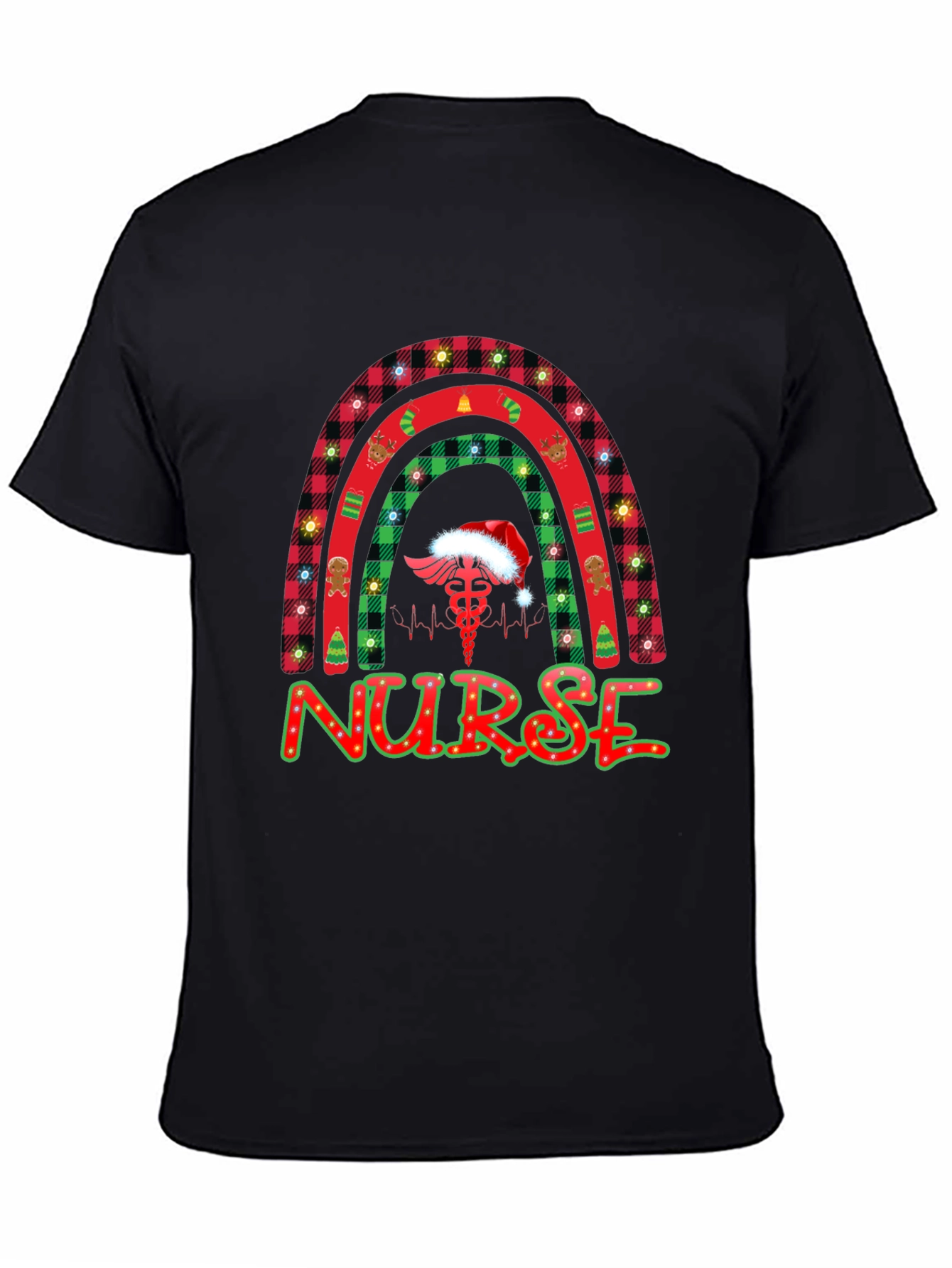 Christmas Nurse Rainbow Shirt
