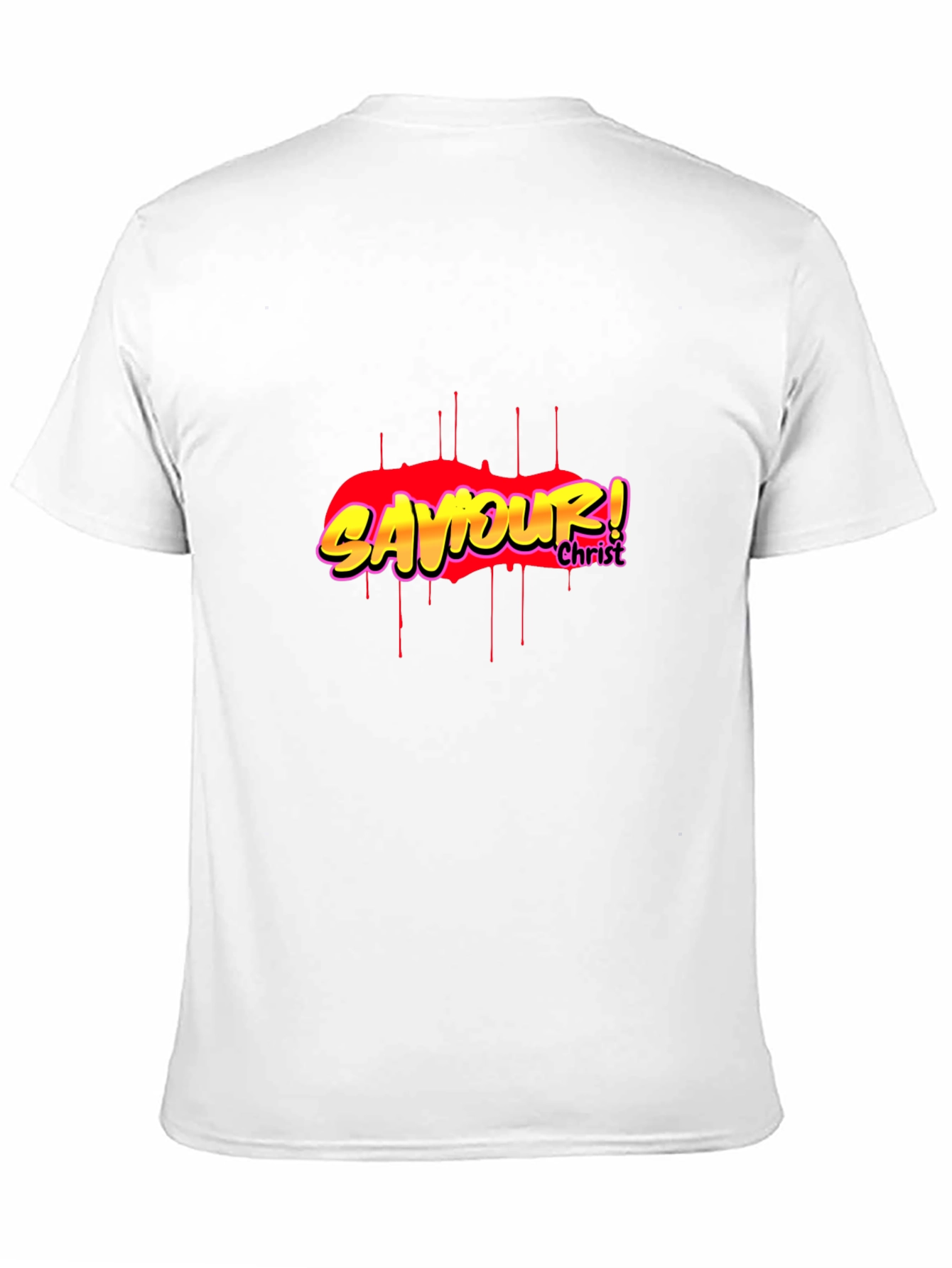 Saviour! Christ Graphic Black T-Shirt