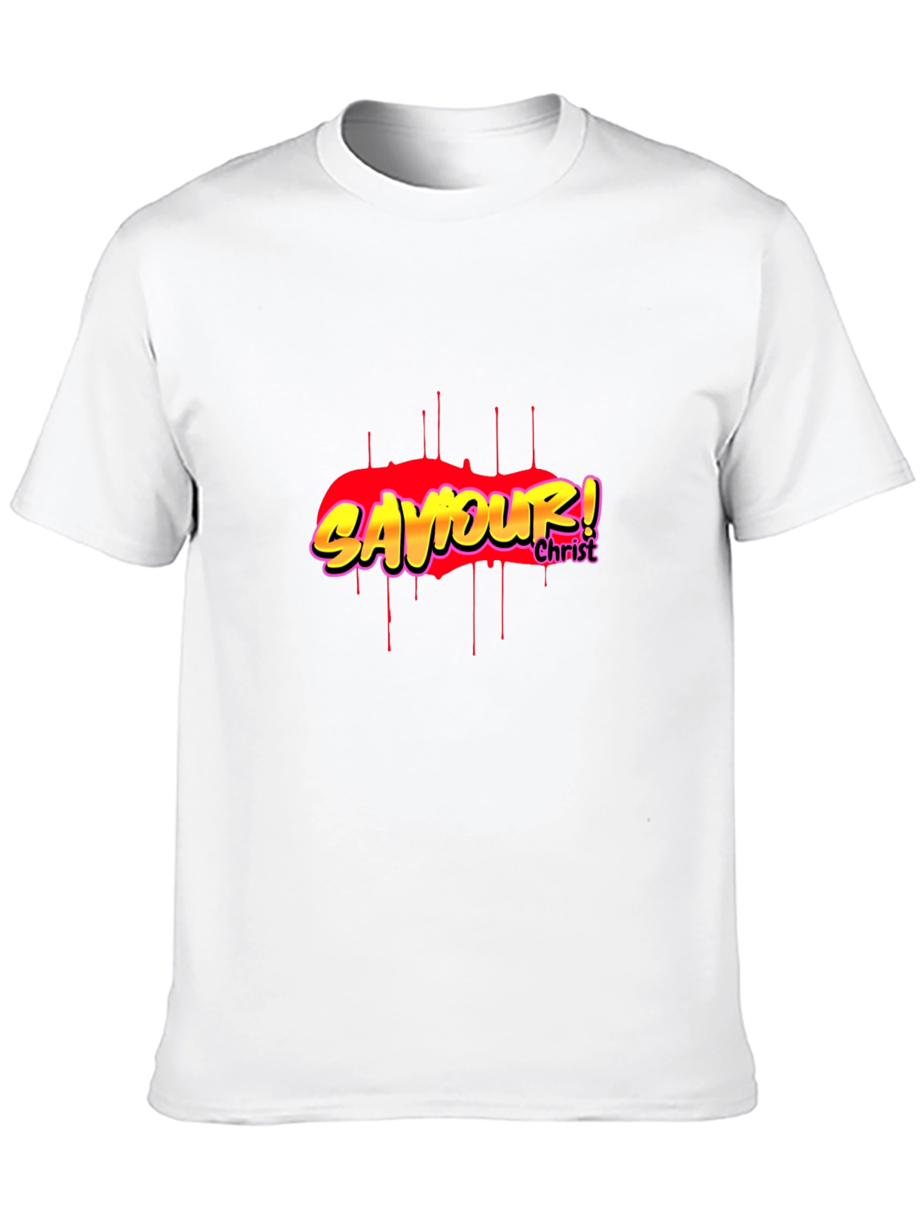 Saviour! Christ Graphic Black T-Shirt