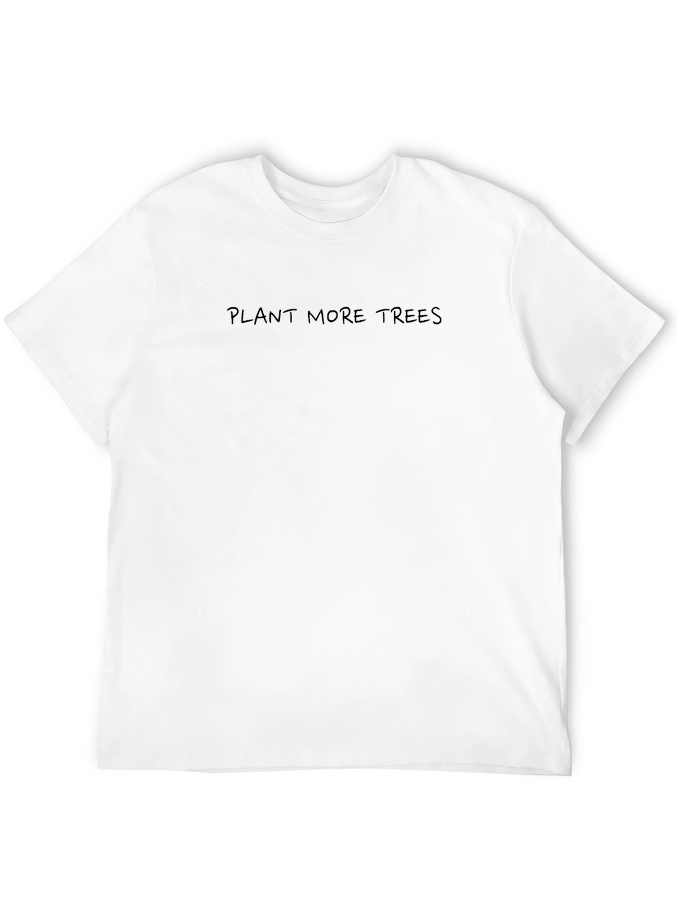 Eco-Friendly Plant More Trees Black T-Shirt
