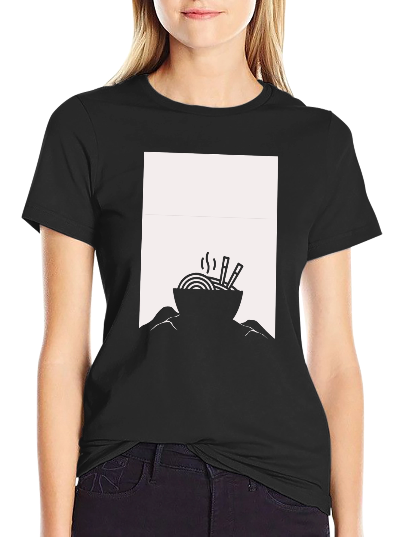 Ramen Bowl Graphic Tee - Stylish and Comfortable