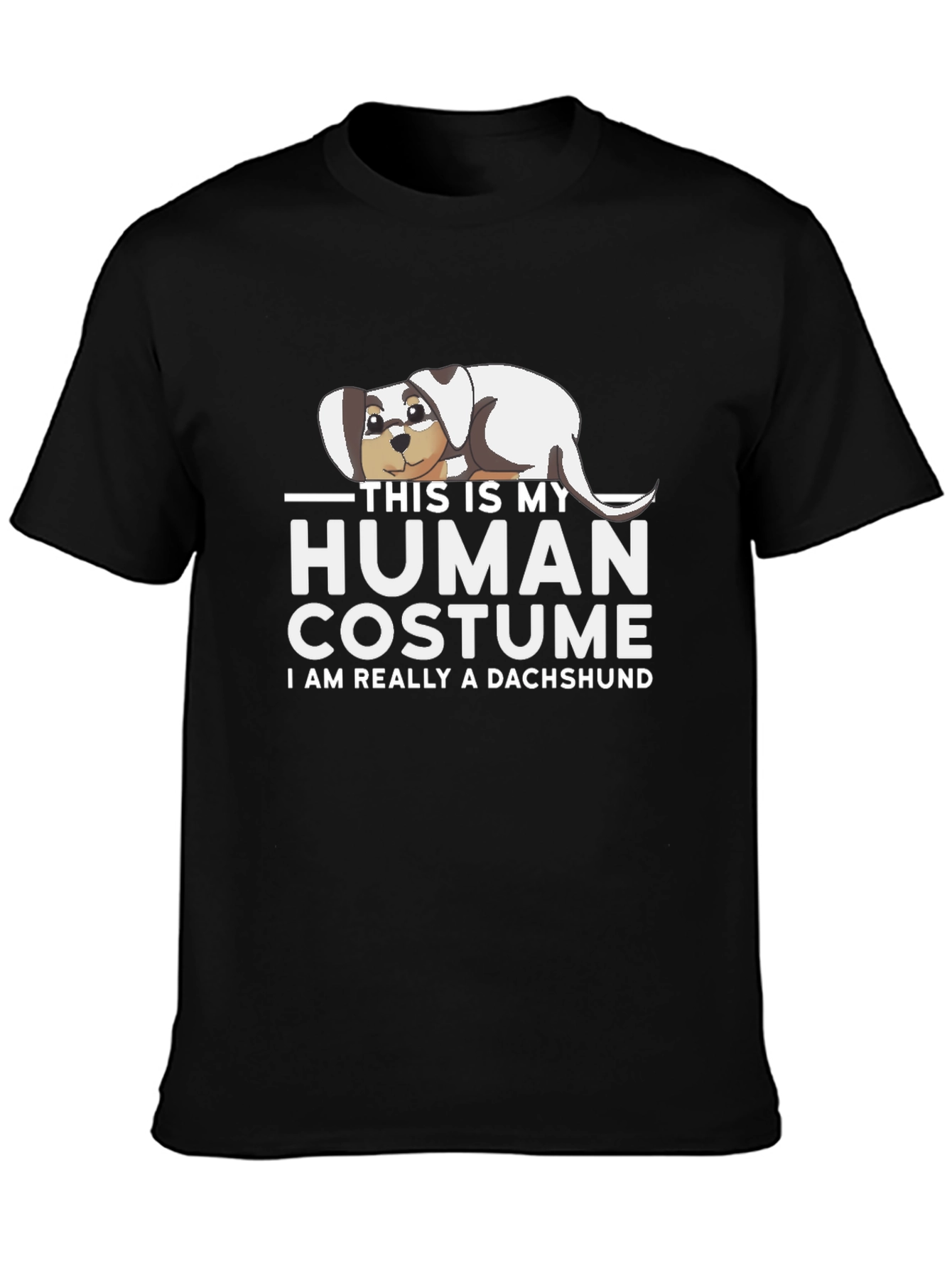 Funny Dachshund Human Costume T-Shirt