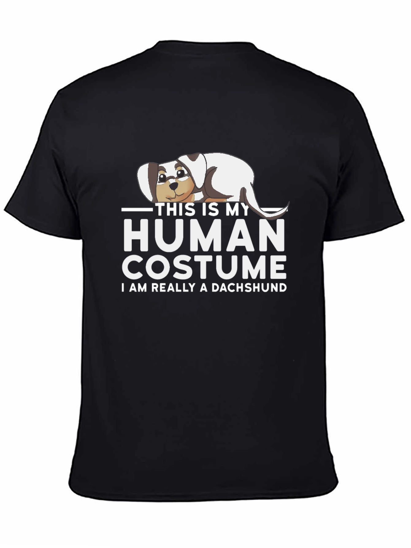 Funny Dachshund Human Costume T-Shirt