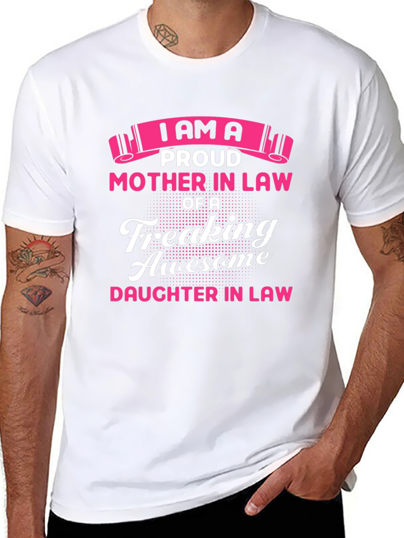 Proud Mother-in-Law Graphic T-Shirt