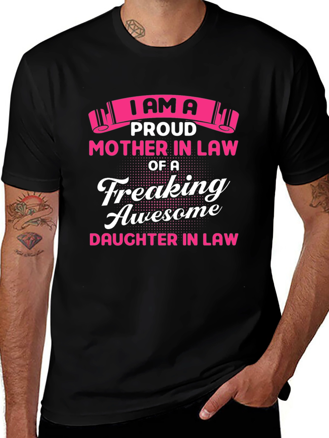 Proud Mother-in-Law Graphic T-Shirt