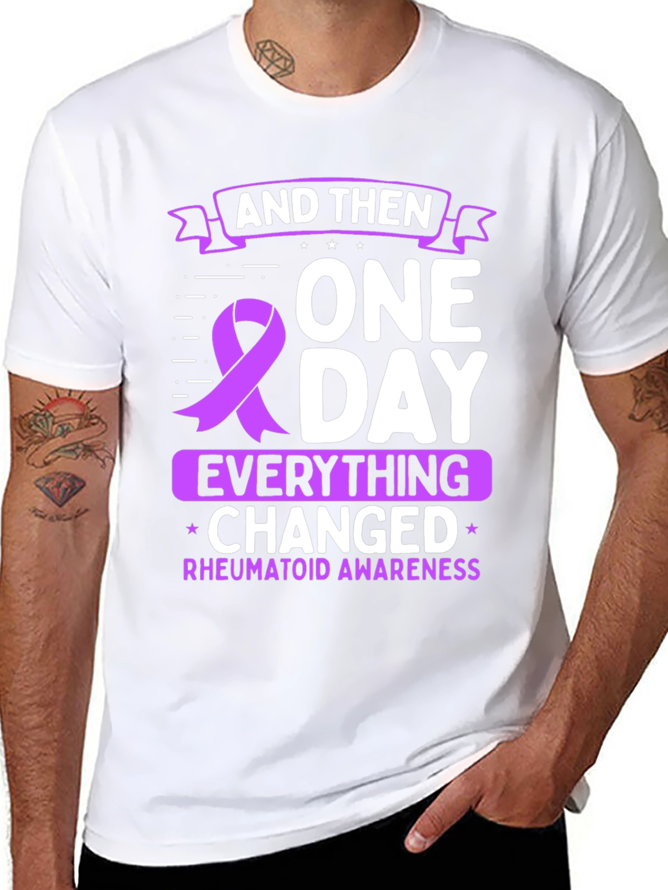 Rheumatoid Awareness T-Shirt - Everything Changed