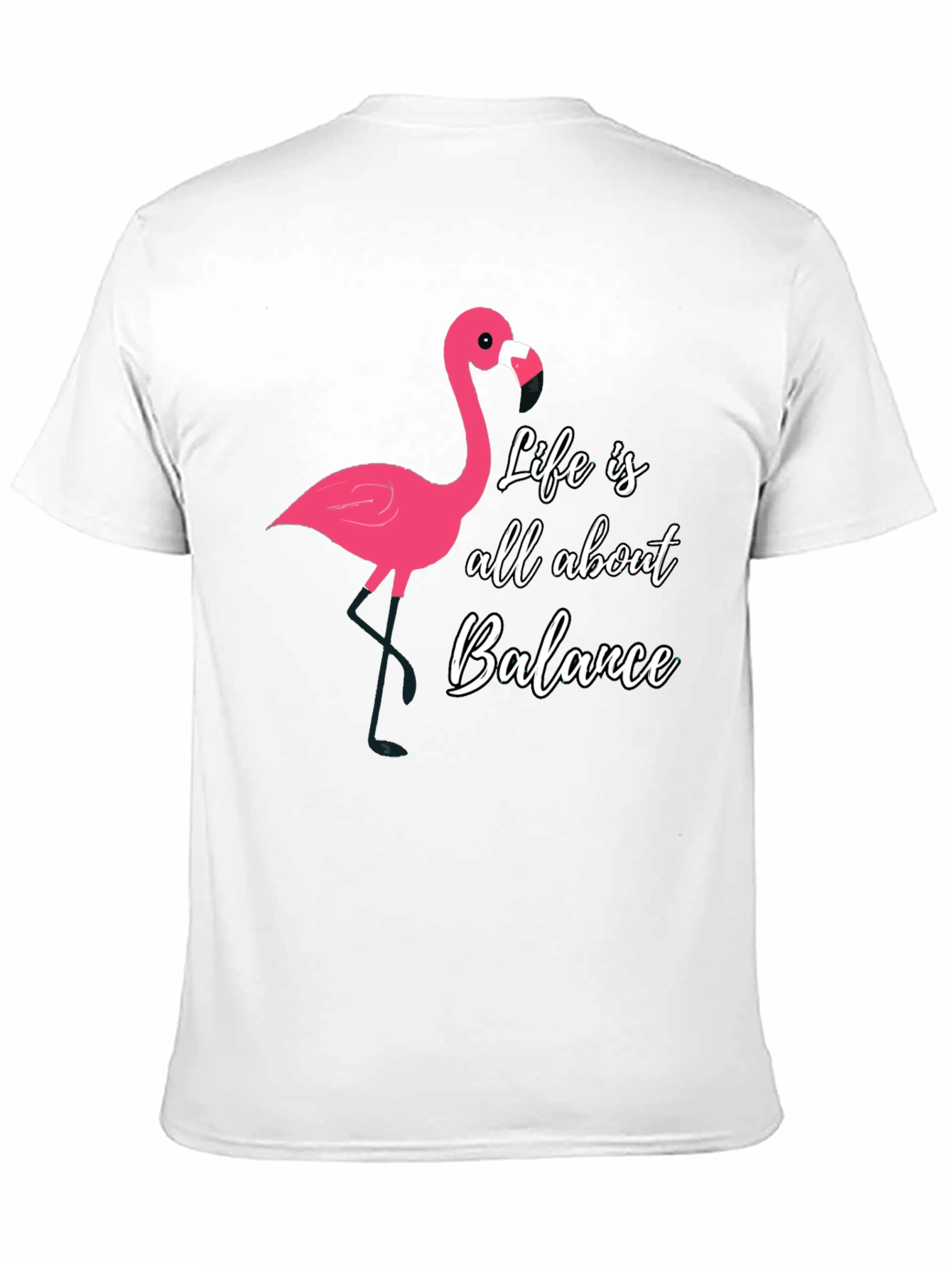 Life Balance Flamingo Graphic Tee - Mens