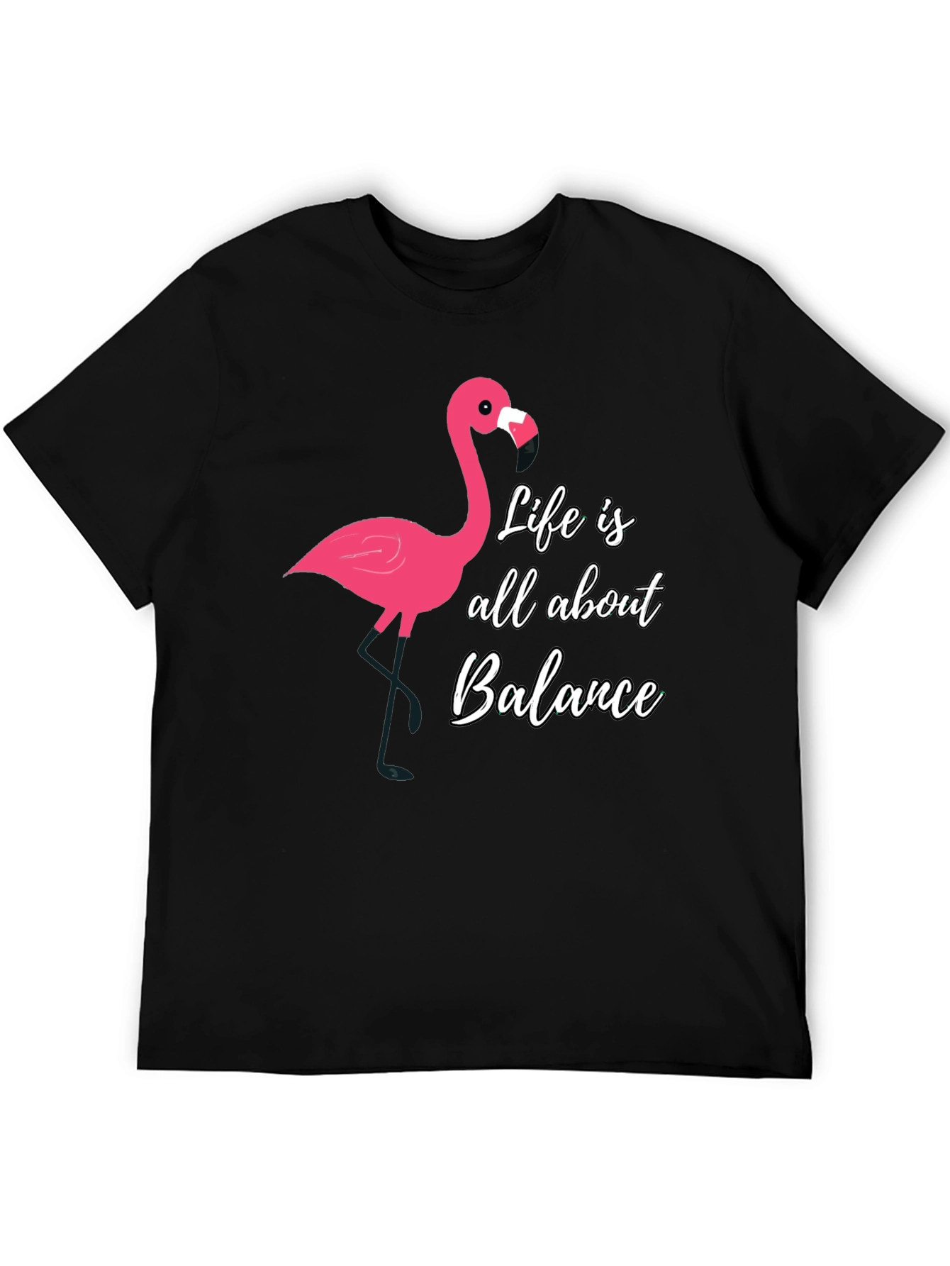 Life Balance Flamingo Graphic Tee - Mens