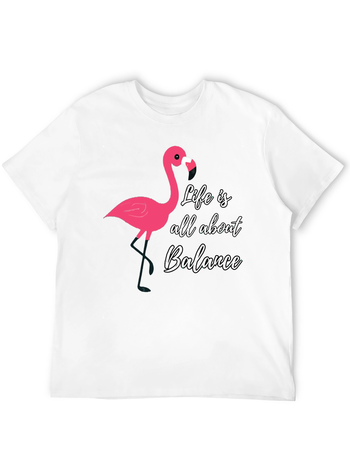 Life Balance Flamingo Graphic Tee - Mens