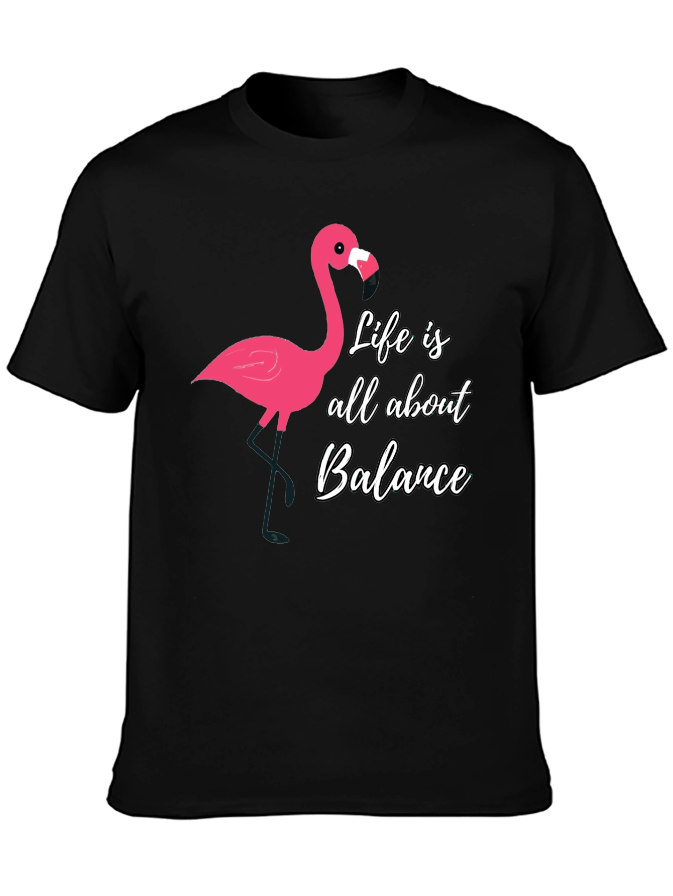 Life Balance Flamingo Graphic Tee - Mens