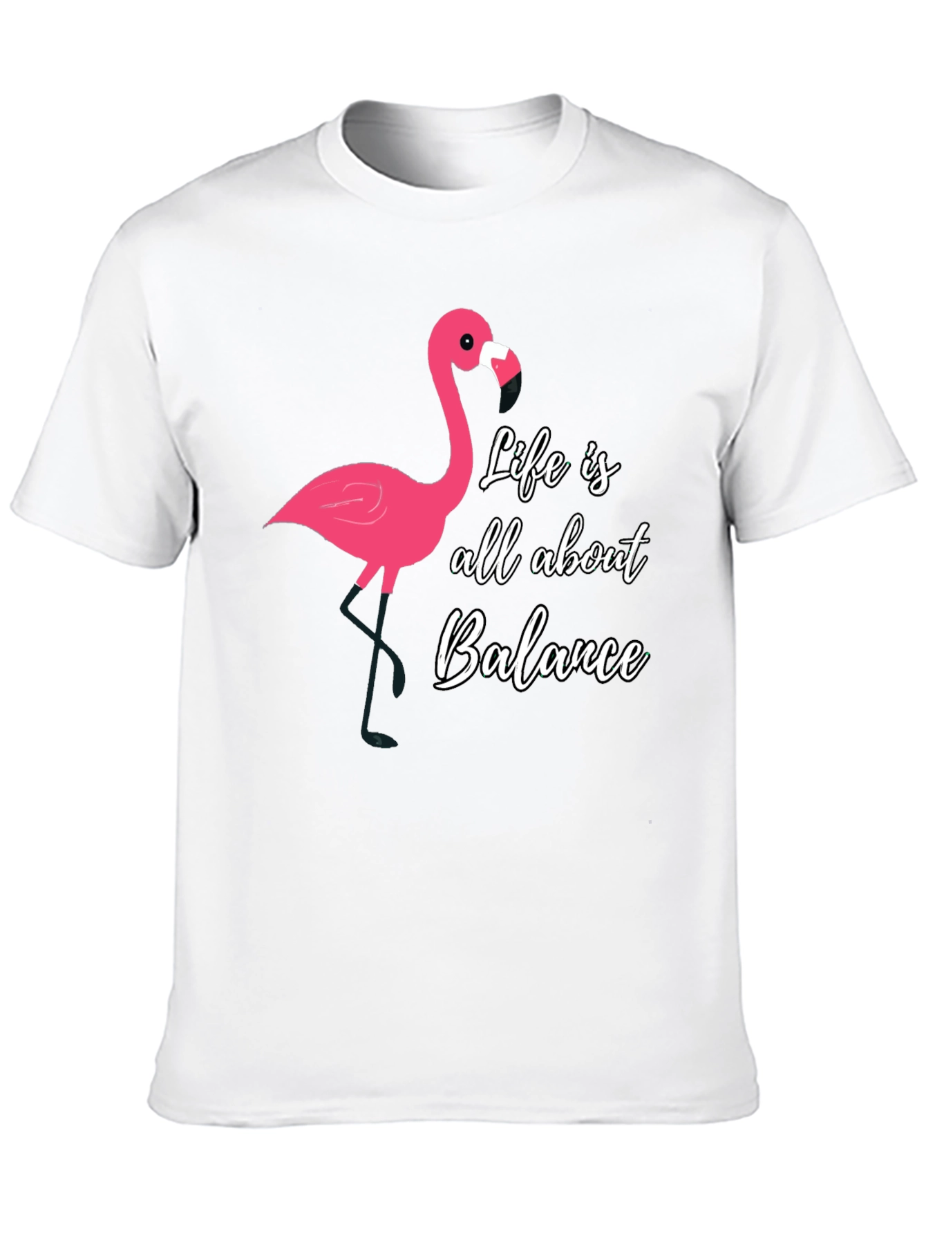 Life Balance Flamingo Graphic Tee - Mens