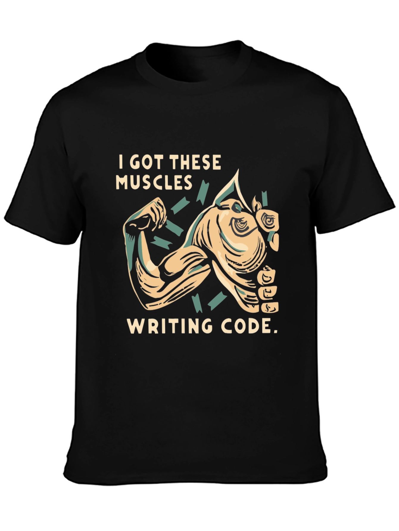Code Muscle T-Shirt: Programmer Humor Apparel
