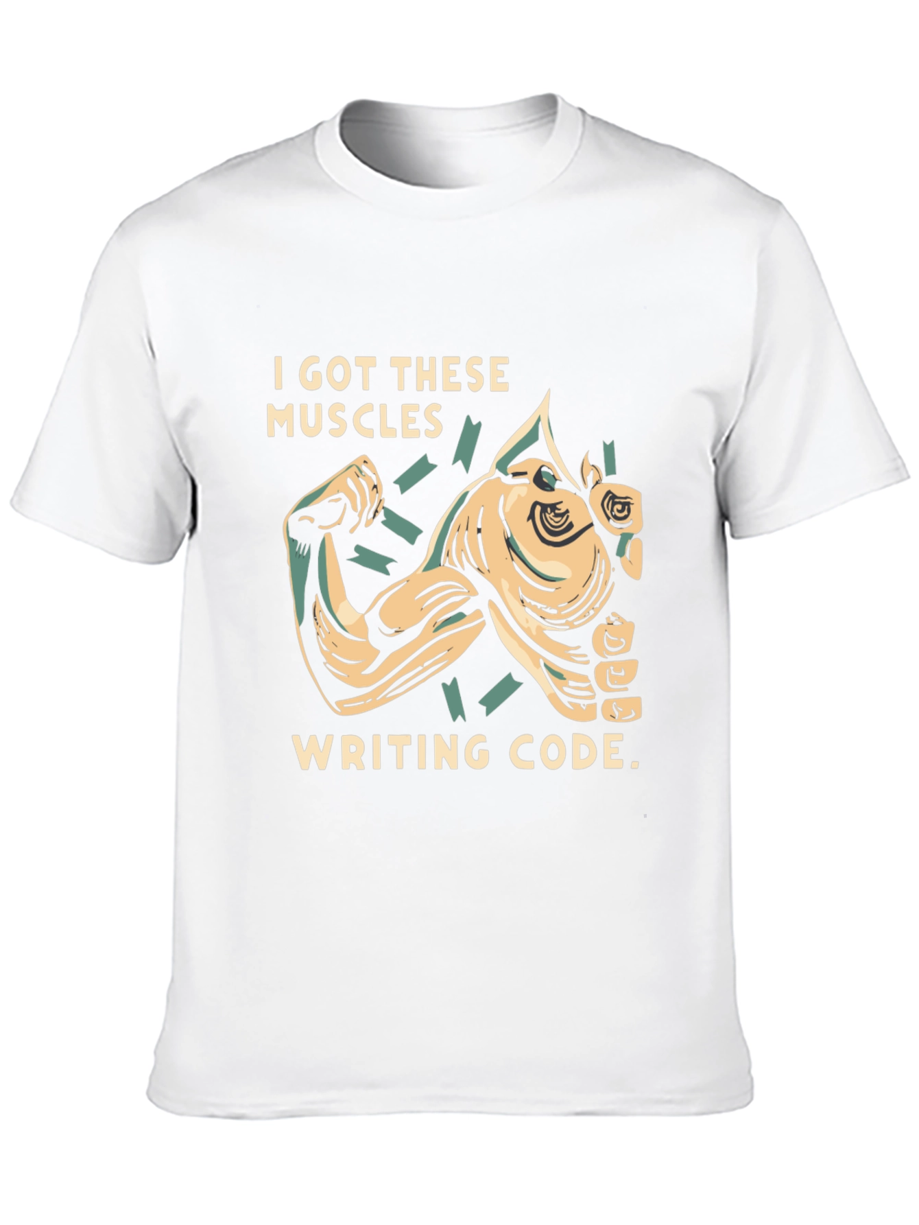 Code Muscle T-Shirt: Programmer Humor Apparel