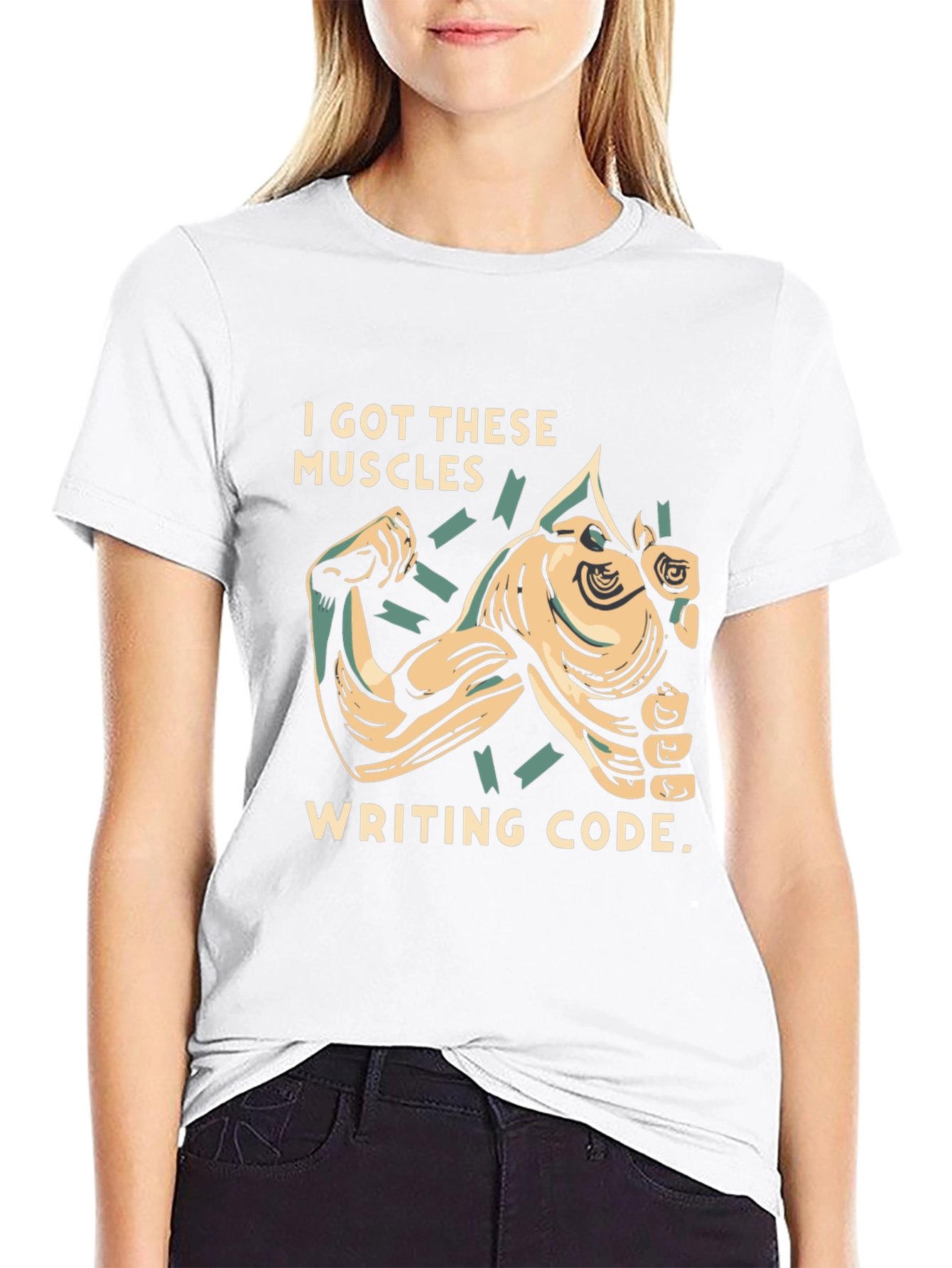 Code Muscle T-Shirt: Programmer Humor Apparel