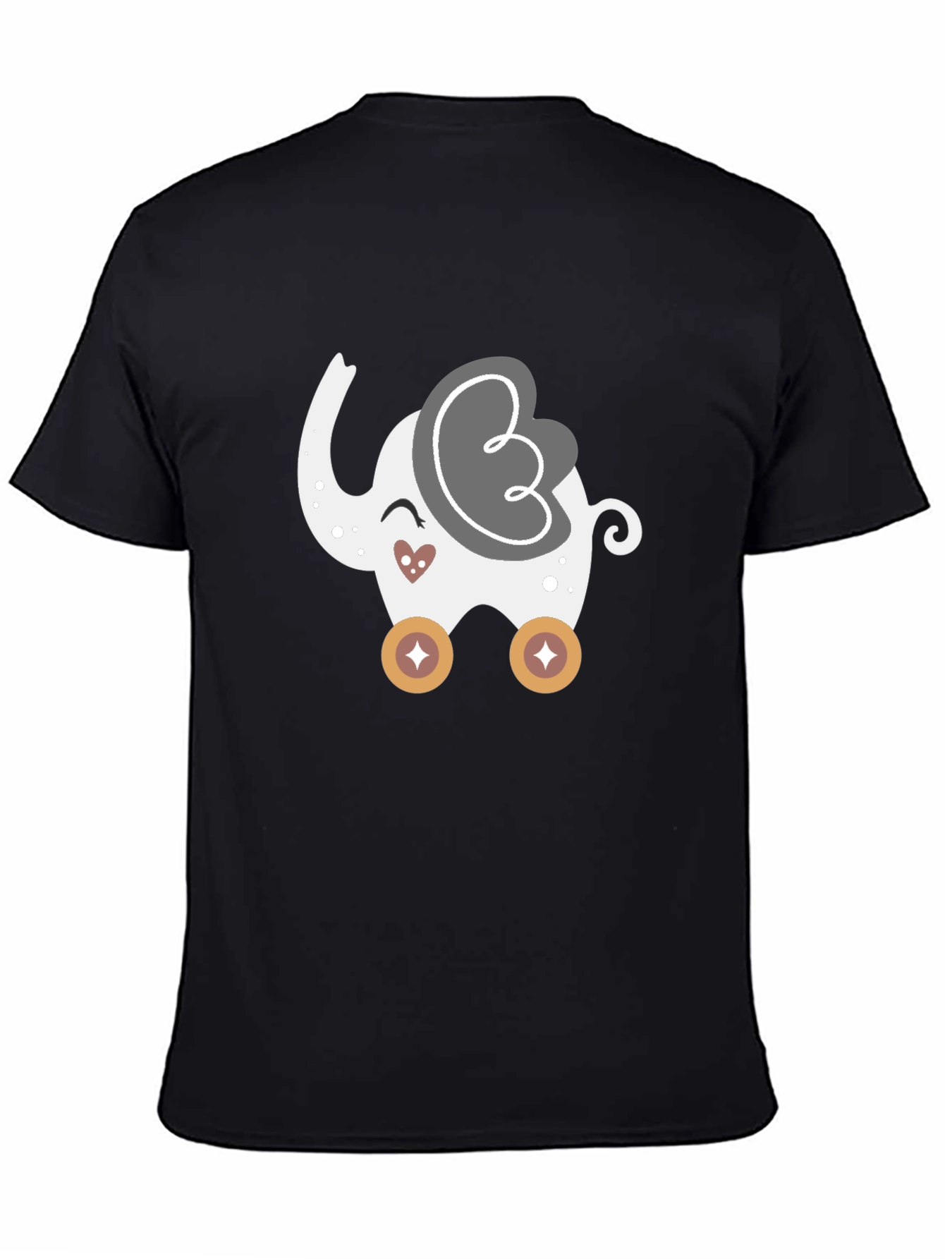 Cute Elephant Rolling Toy Graphic Tee