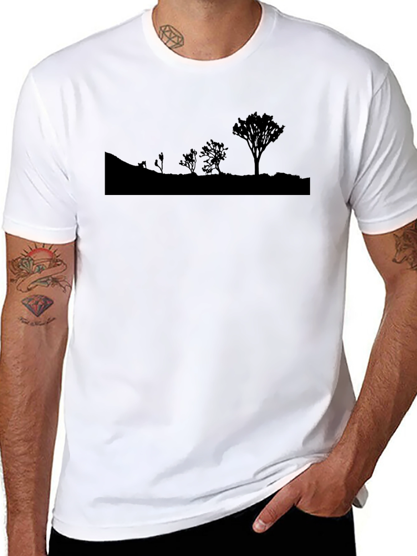 Silhouette Landscape Graphic Tee