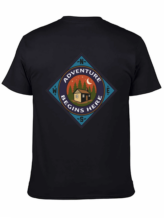 Adventure Begins Here Graphic Tee