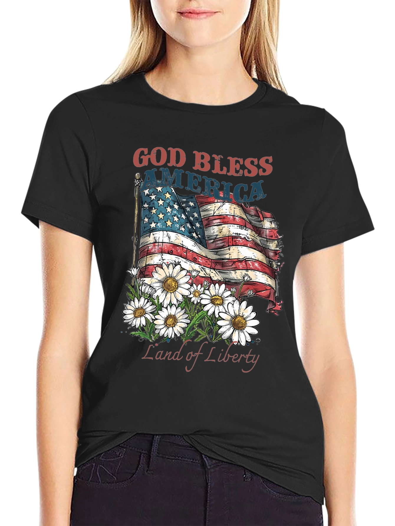 God Bless America Patriotic T-Shirt