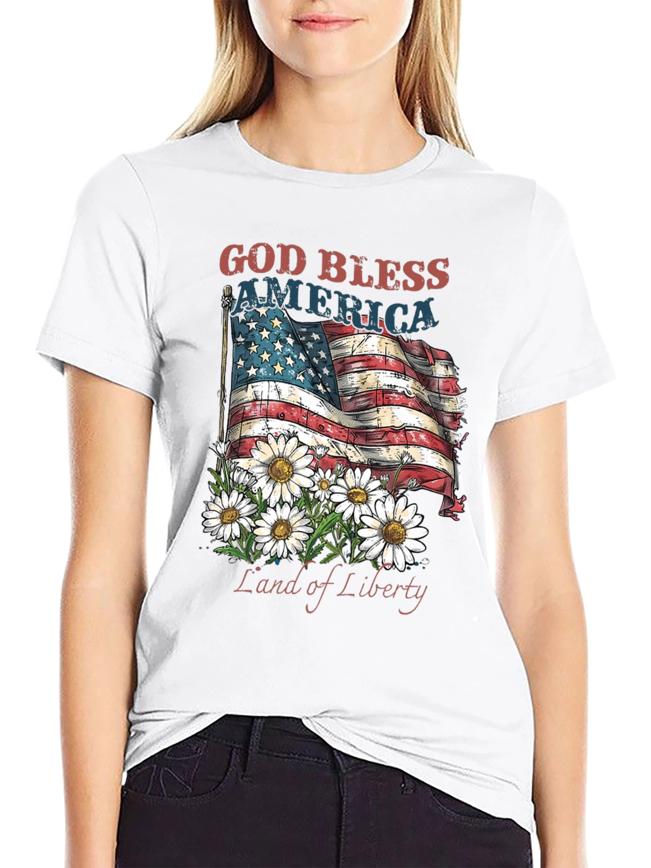 God Bless America Patriotic T-Shirt
