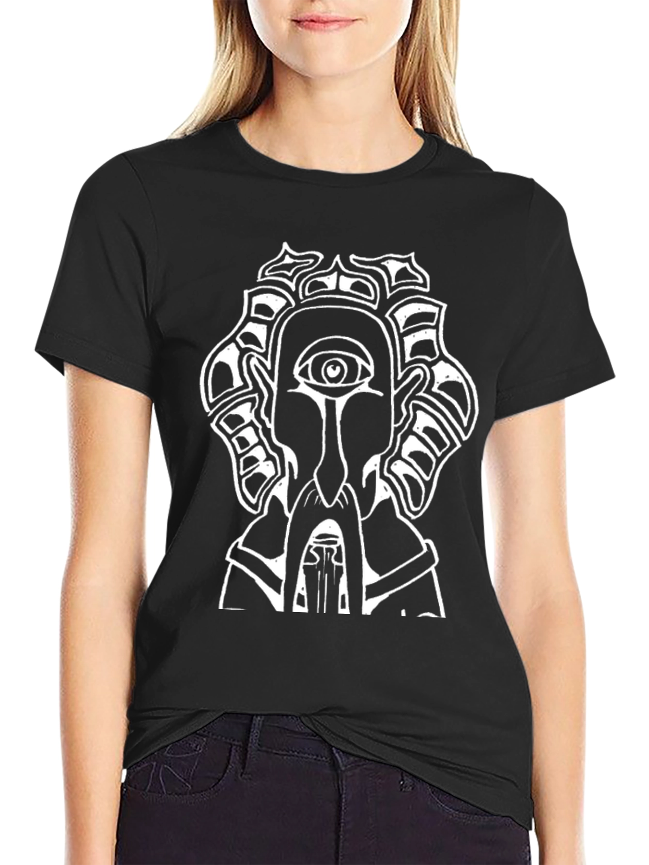 Mystic Eye Graphic Black T-Shirt