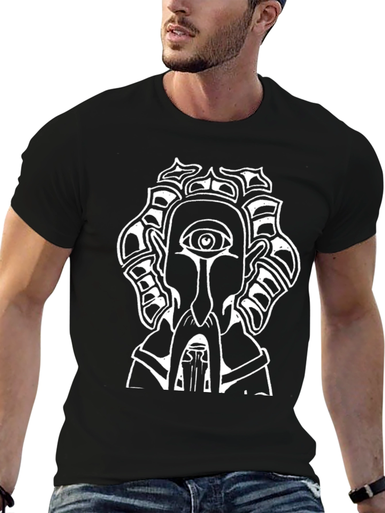 Mystic Eye Graphic Black T-Shirt