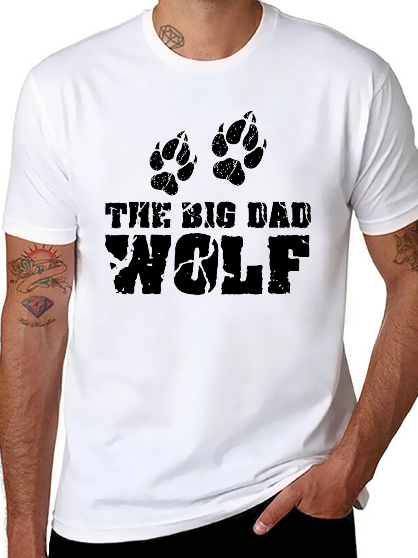 The Big Dad Wolf Black T-Shirt