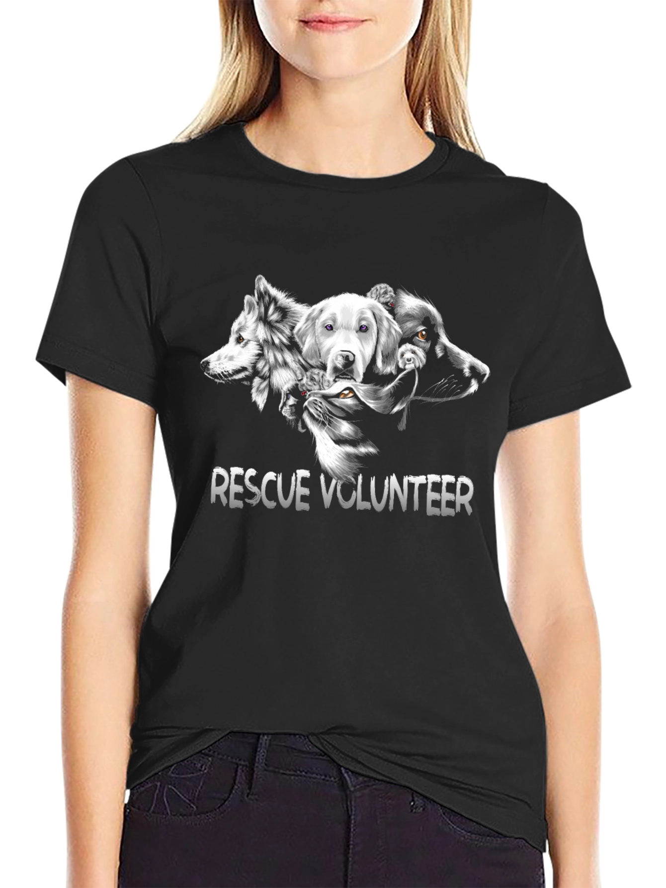 Rescue Volunteer Animal Lover T-Shirt