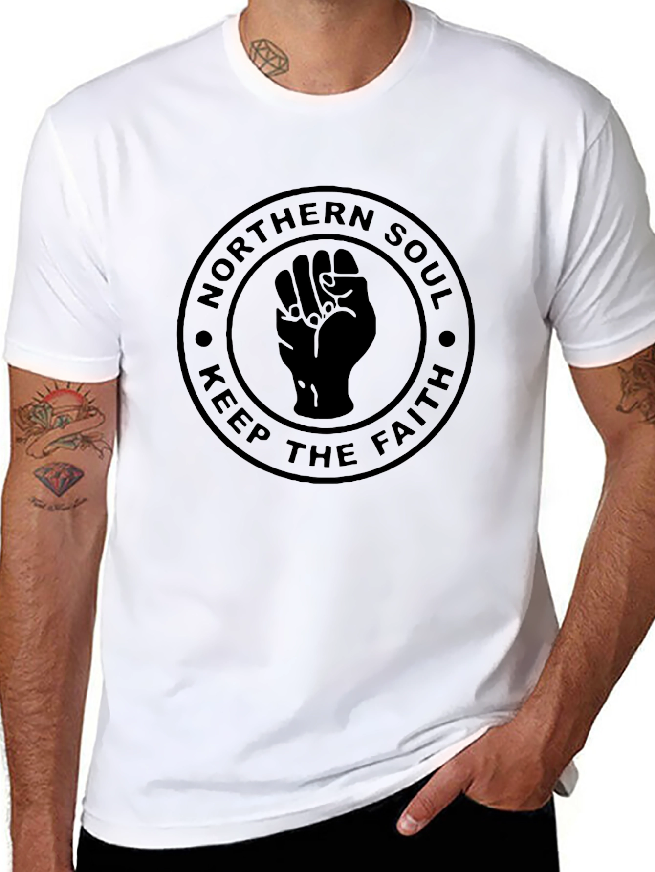 Northern Soul Keep the Faith Black T-Shirt