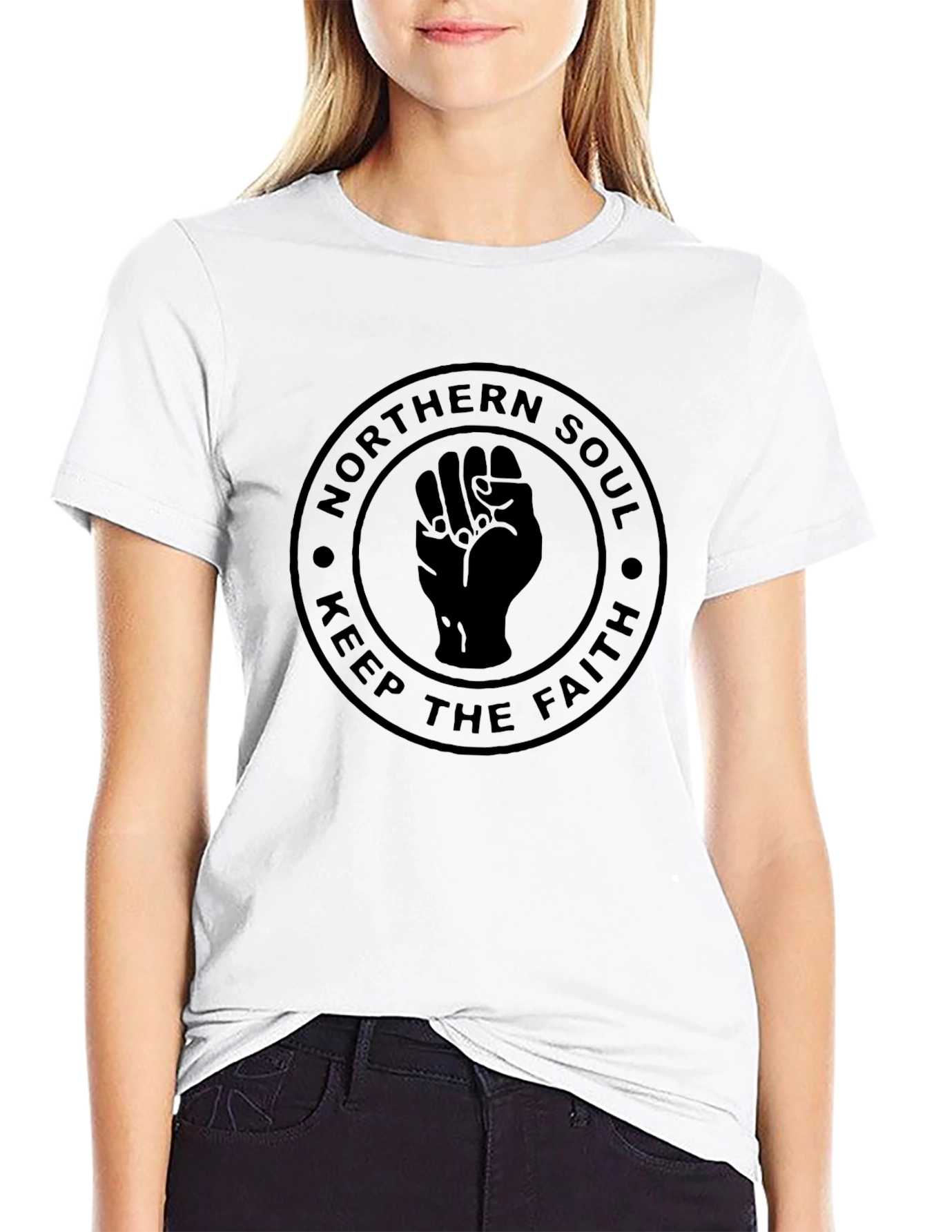 Northern Soul Keep the Faith Black T-Shirt
