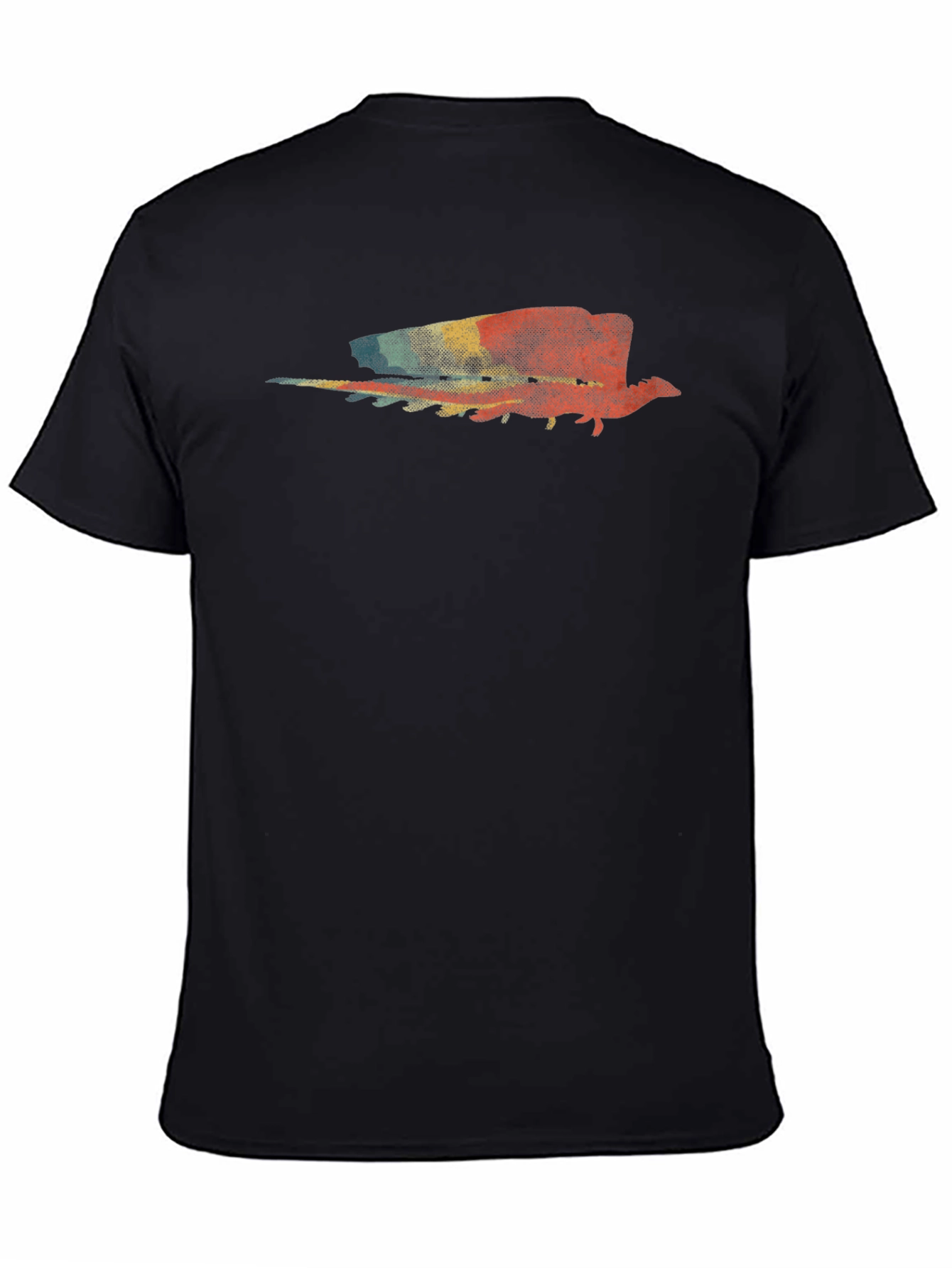 Retro Style Dragon T-Shirt - Black