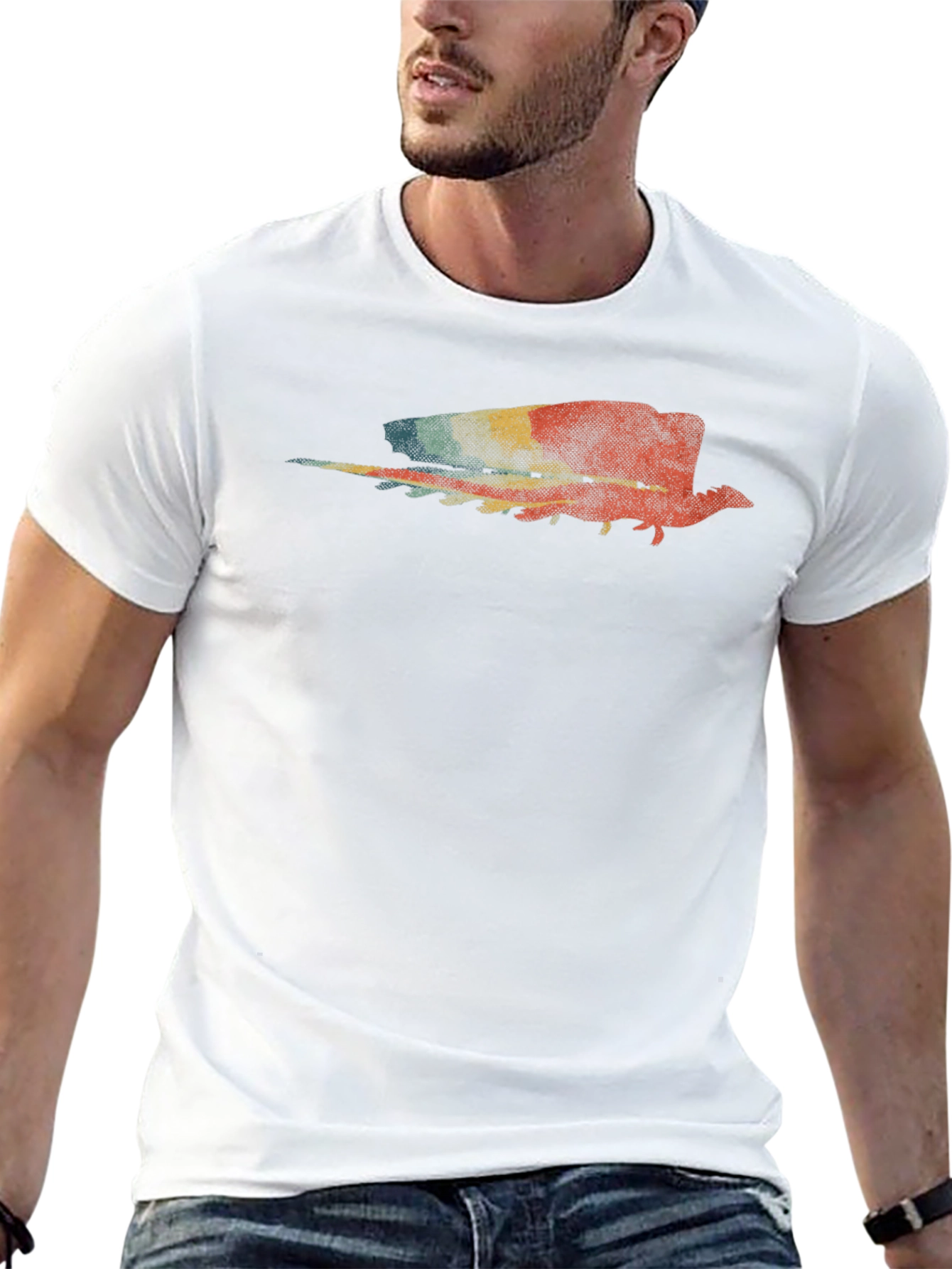Retro Style Dragon T-Shirt - Black
