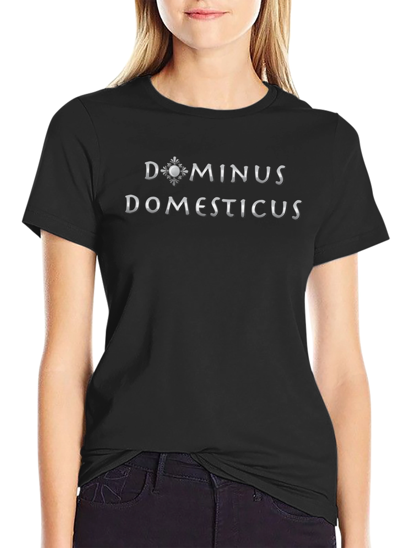 Dominus Domesticus T-Shirt - Black Cotton Blend