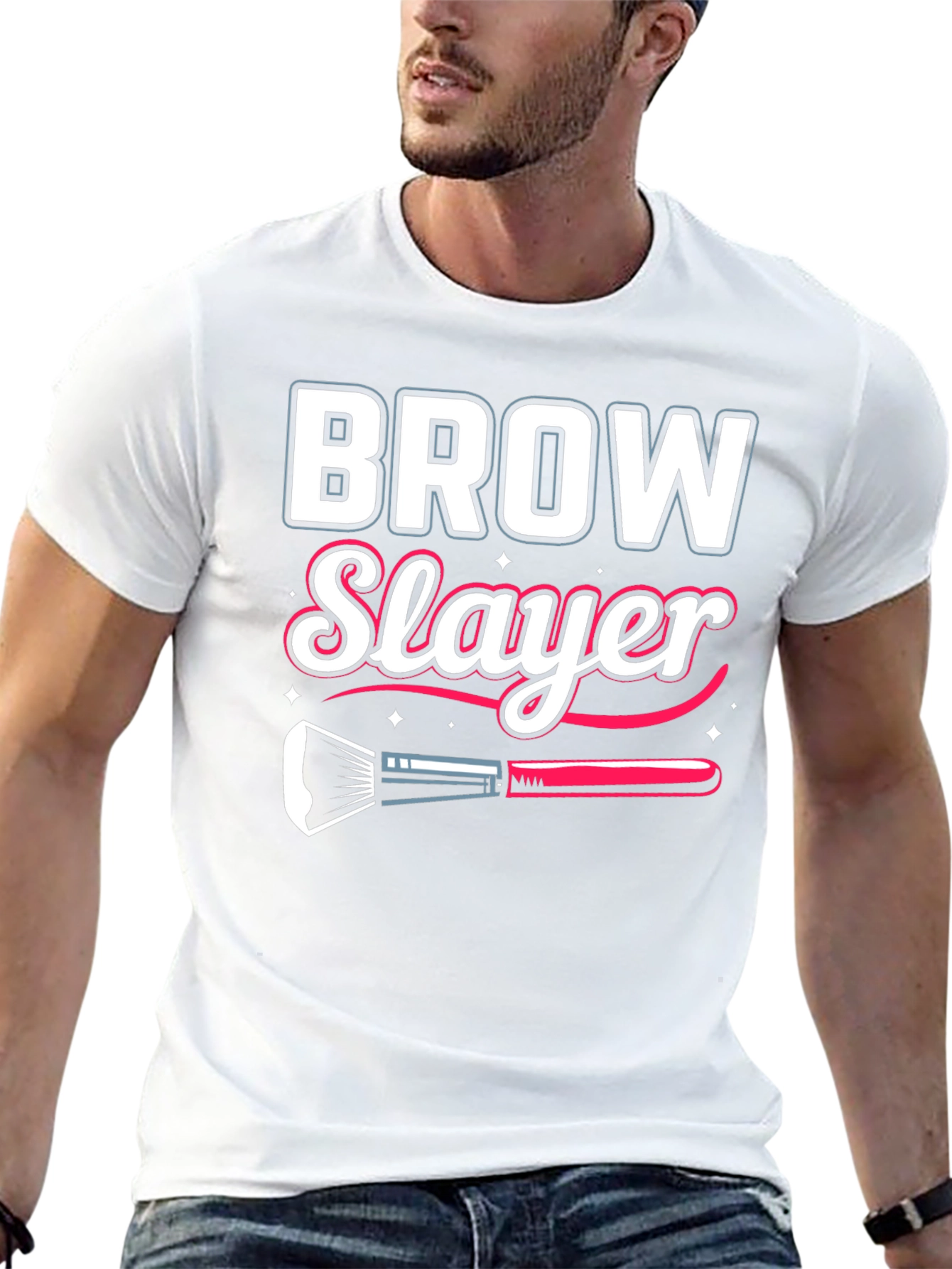 Brow Slayer T-Shirt - Makeup Artist Gift