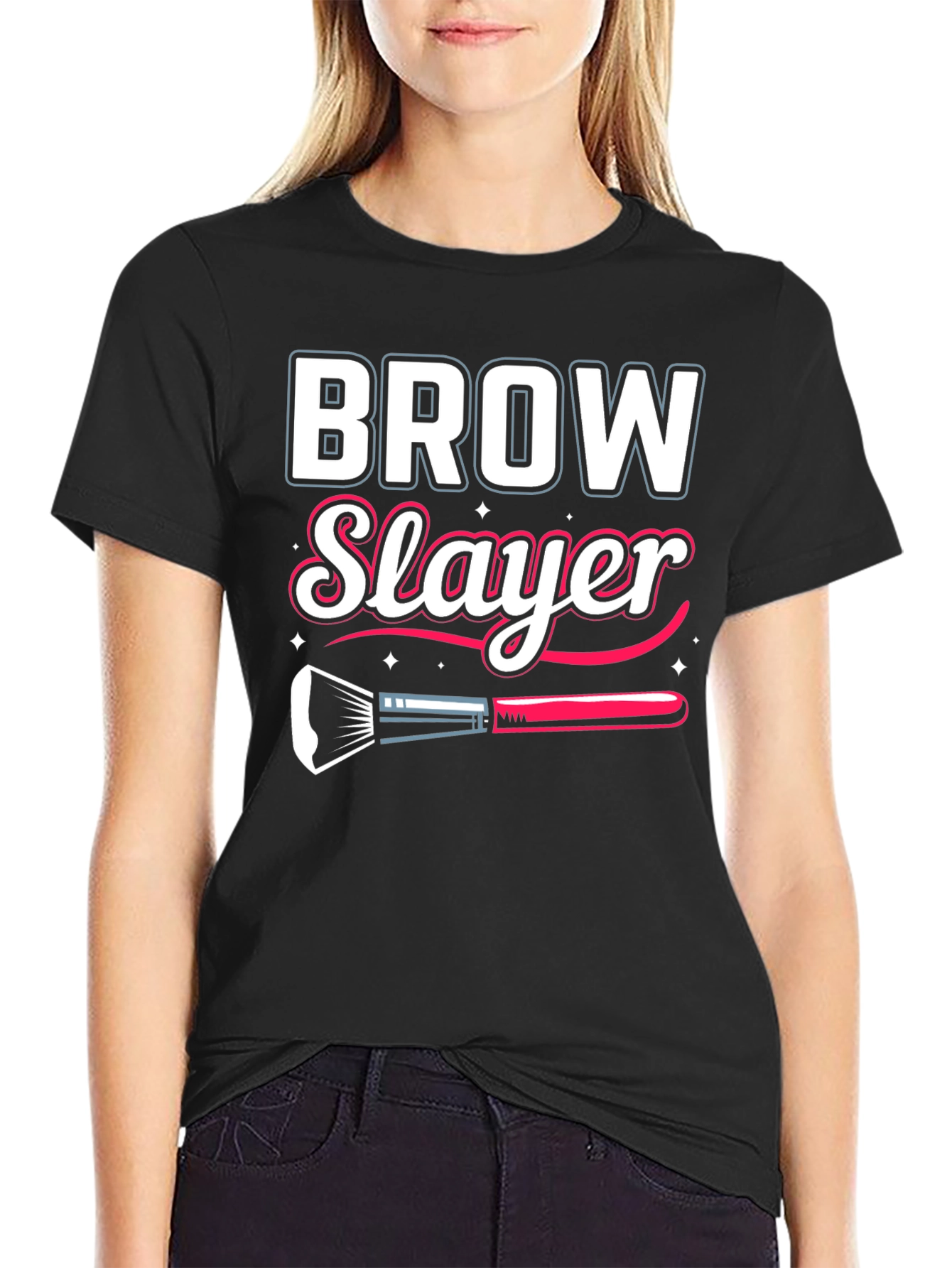 Brow Slayer T-Shirt - Makeup Artist Gift