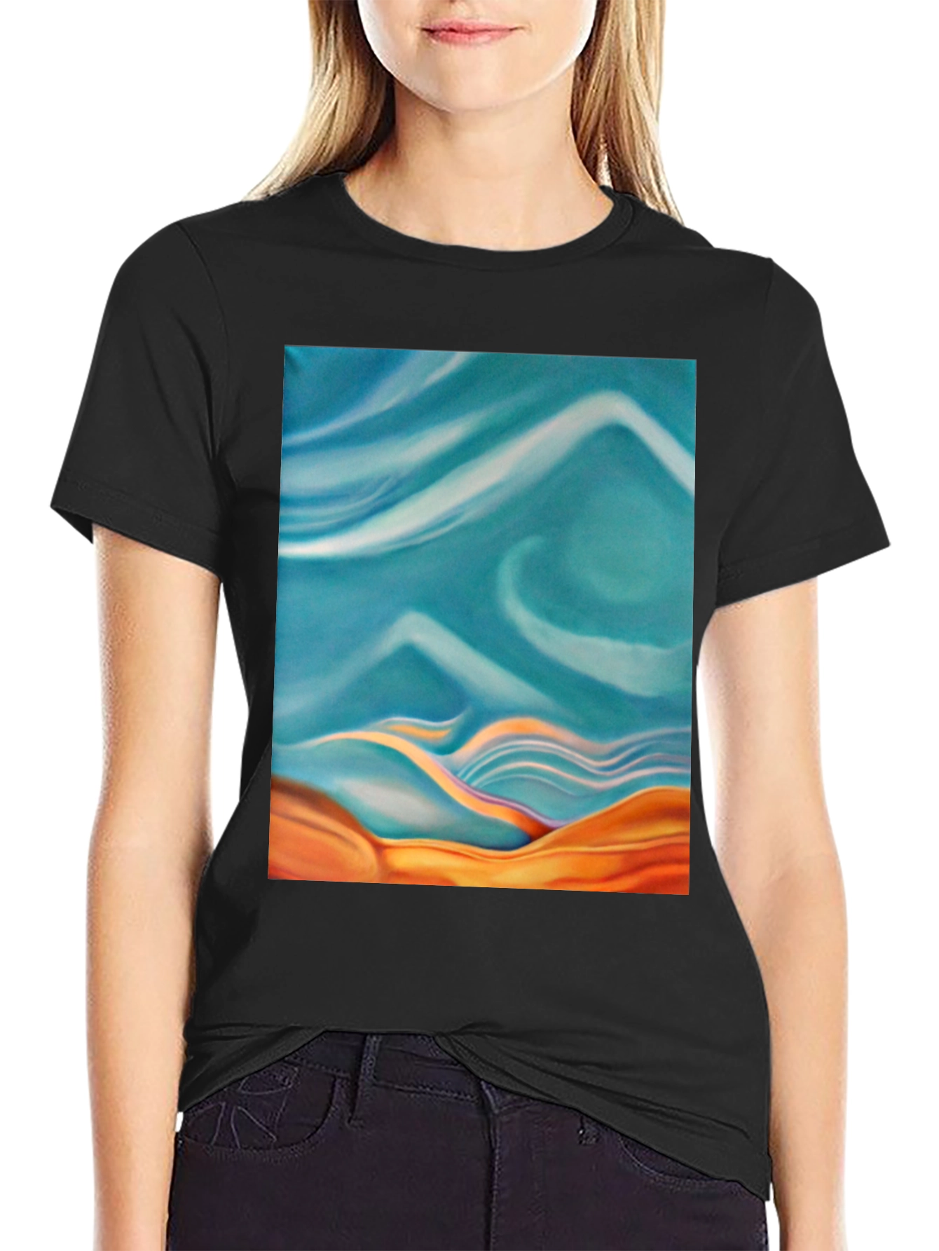 Abstract Art Graphic Tee - Cool & Stylish