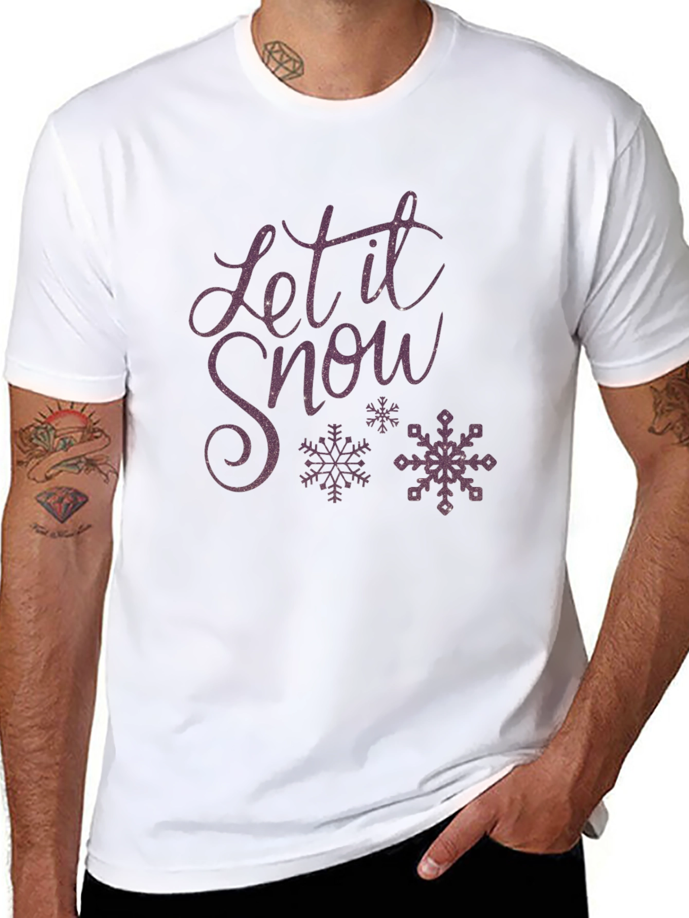 Let It Snow T-Shirt - Winter Holiday Tee