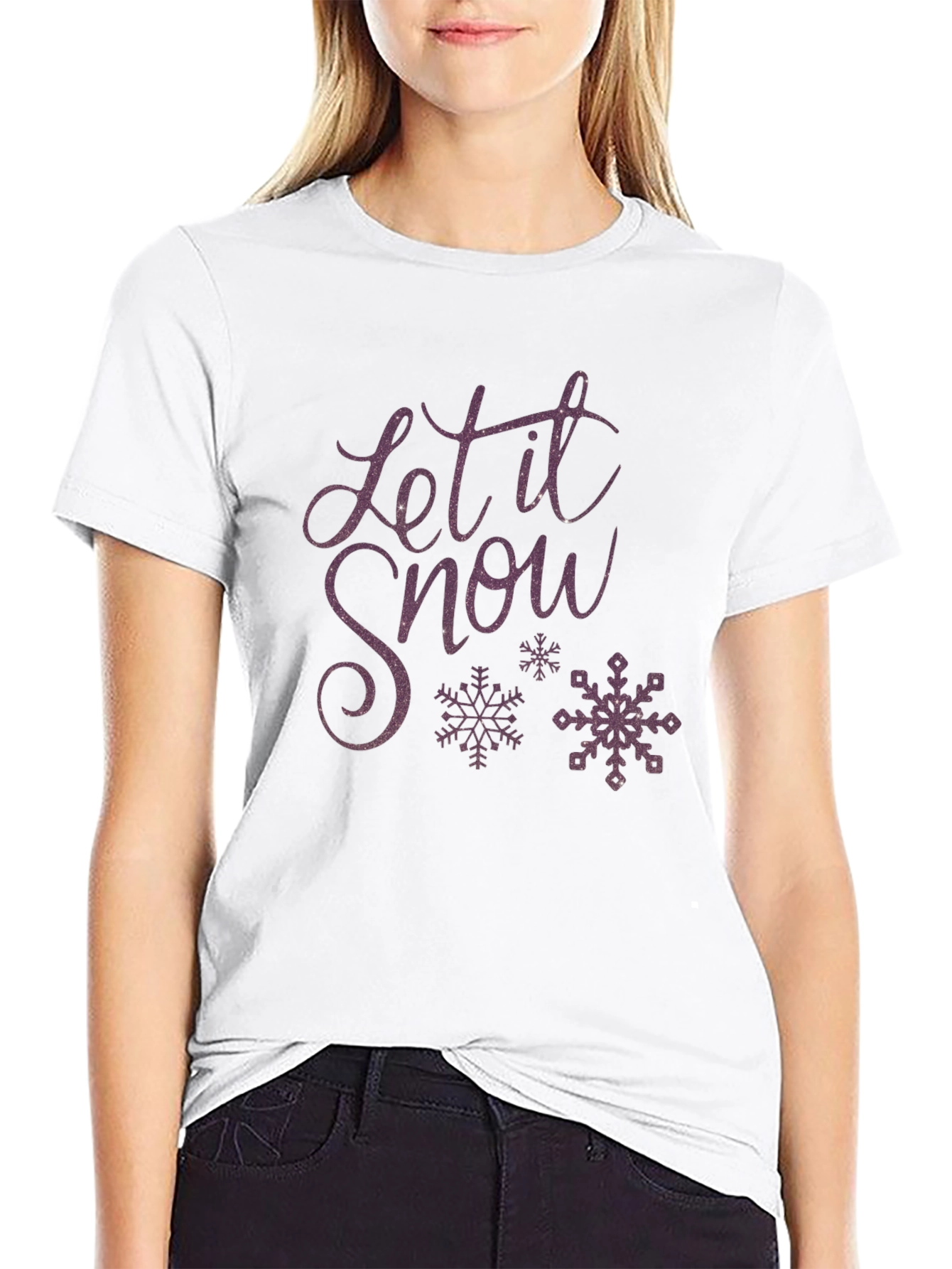 Let It Snow T-Shirt - Winter Holiday Tee