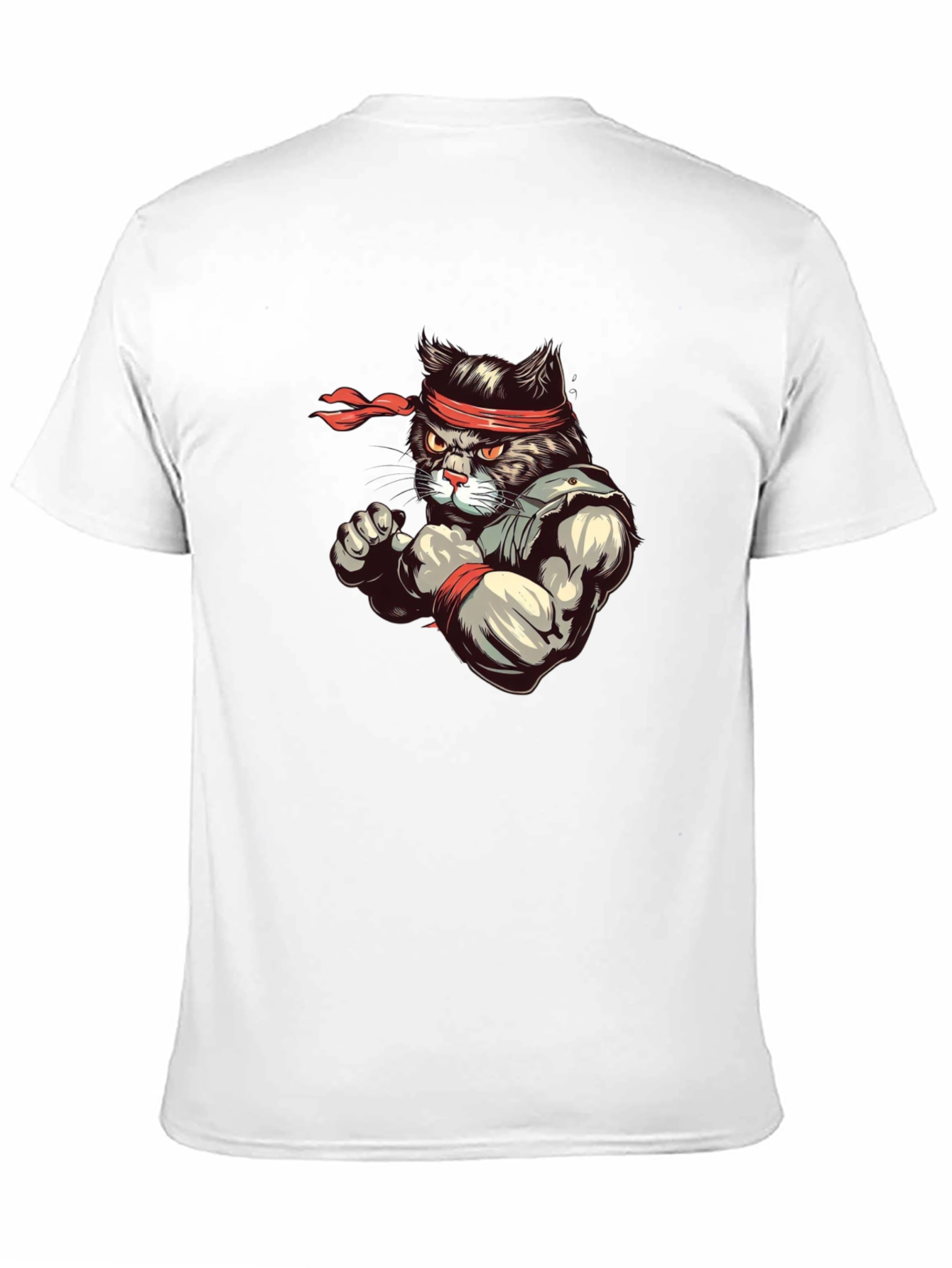 Martial Arts Cat T-Shirt - Ninja Cat Tee
