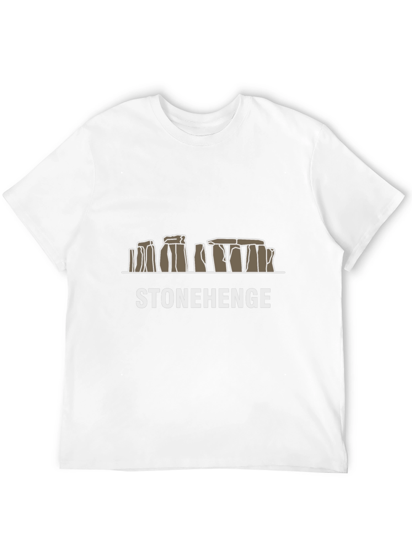 Stonehenge Graphic Tee - Black Cotton T-Shirt