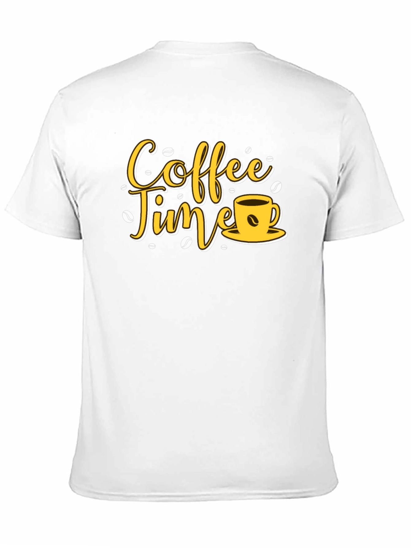 Coffee Time Graphic Tee - Black Cotton T-Shirt