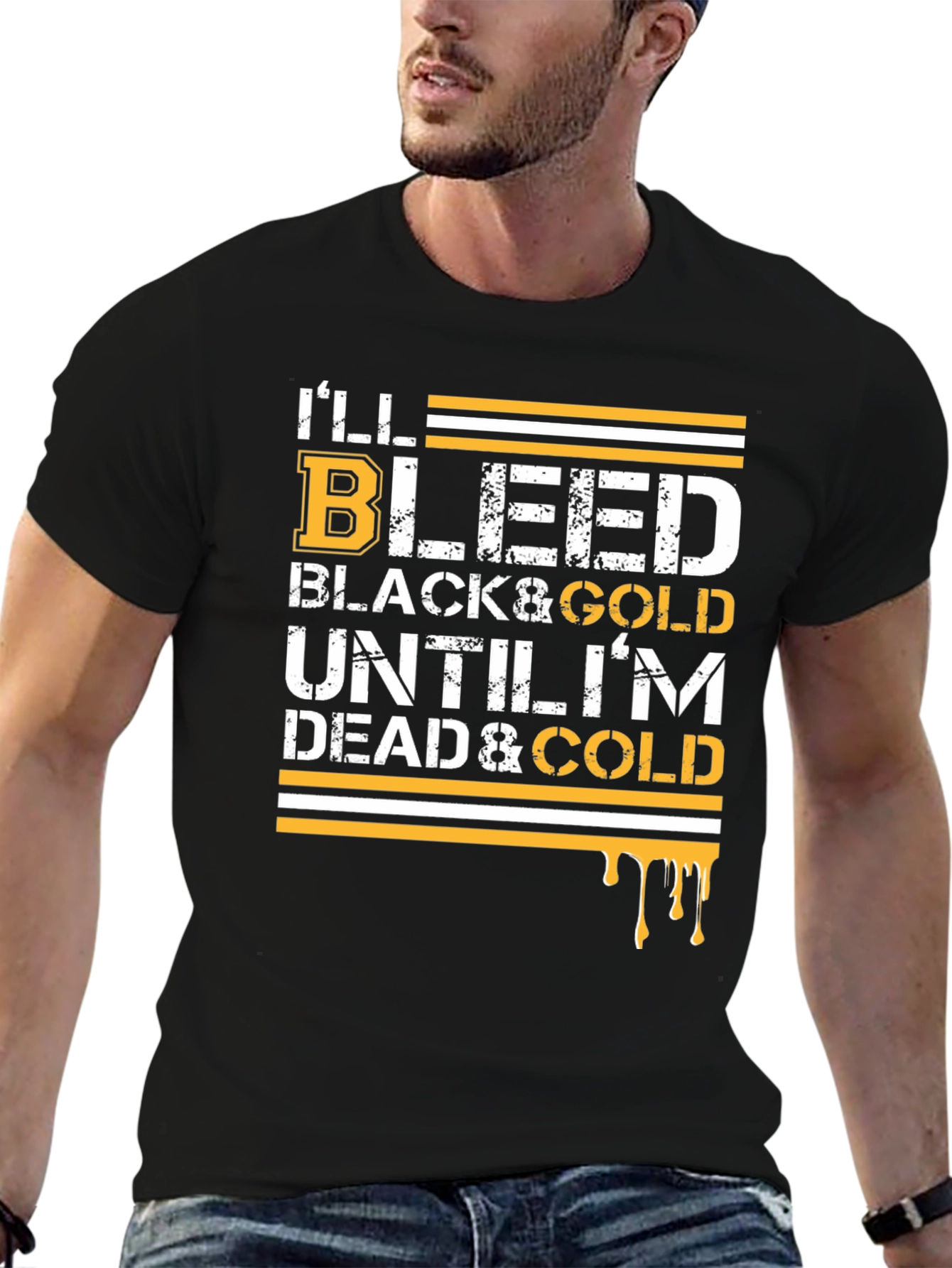 Ill Bleed Black & Gold T-Shirt