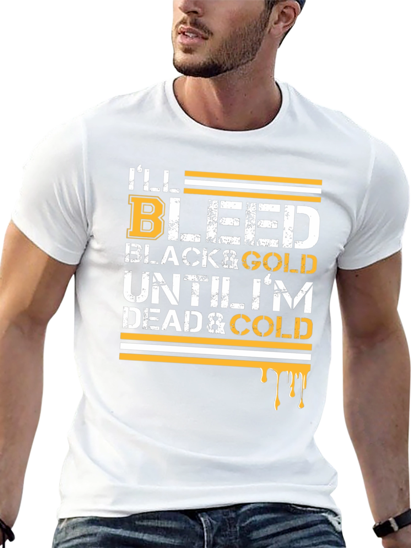 Ill Bleed Black & Gold T-Shirt