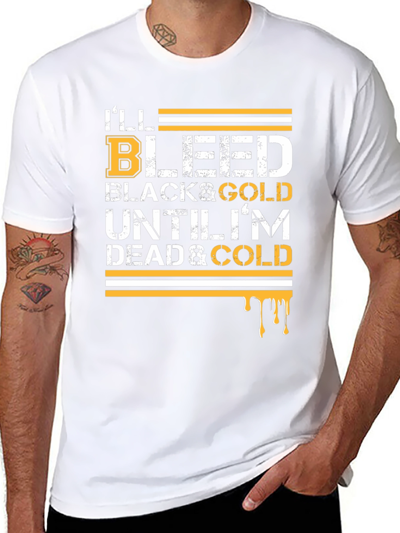 Ill Bleed Black & Gold T-Shirt
