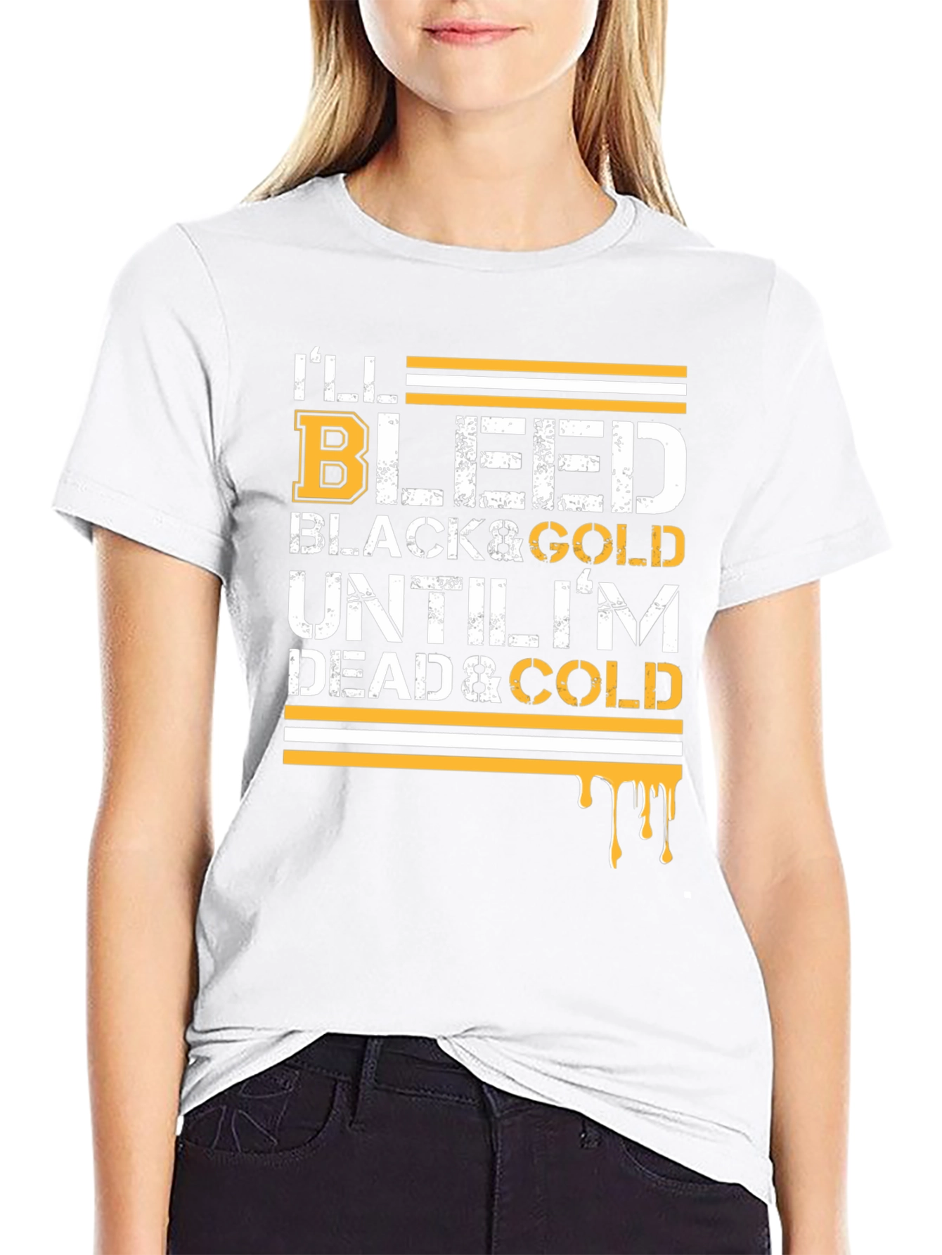 Ill Bleed Black & Gold T-Shirt