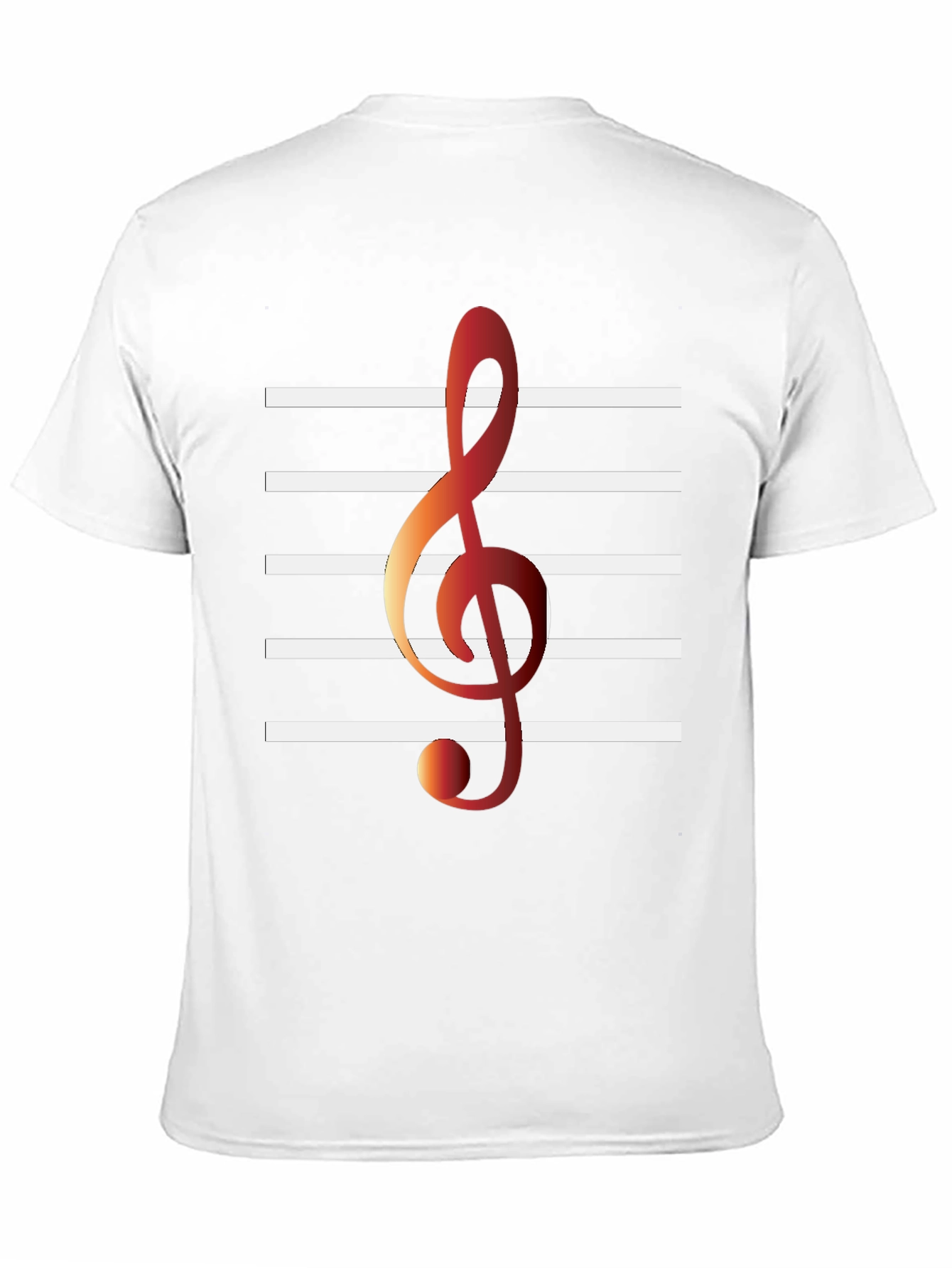Musical Note T-Shirt - Black