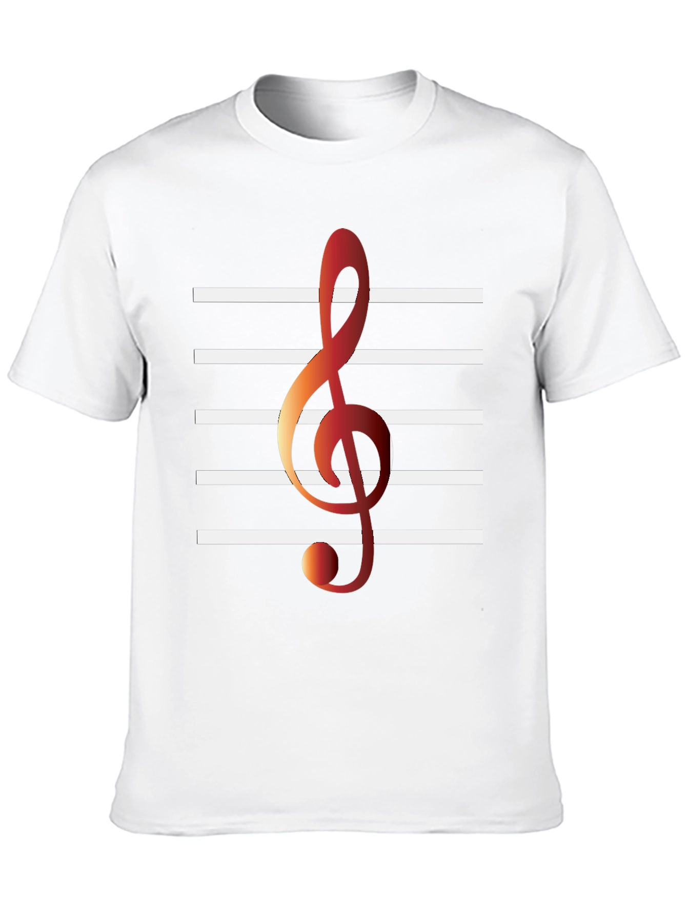 Musical Note T-Shirt - Black